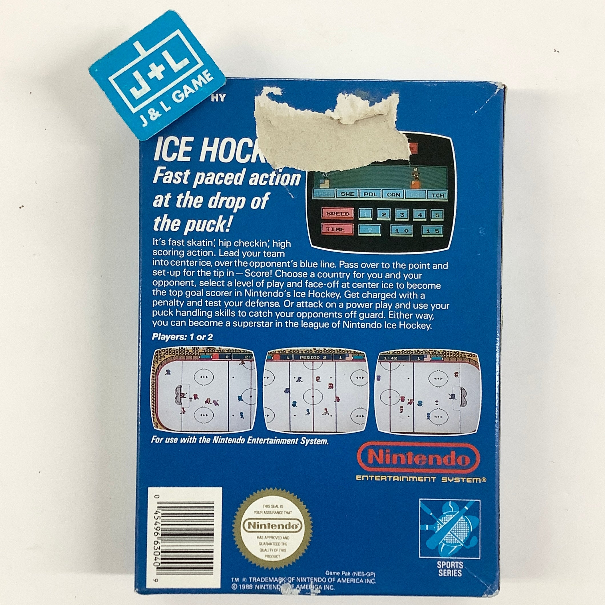 Ice Hockey - (NES) Nintendo Entertainment System [Pre-Owned]