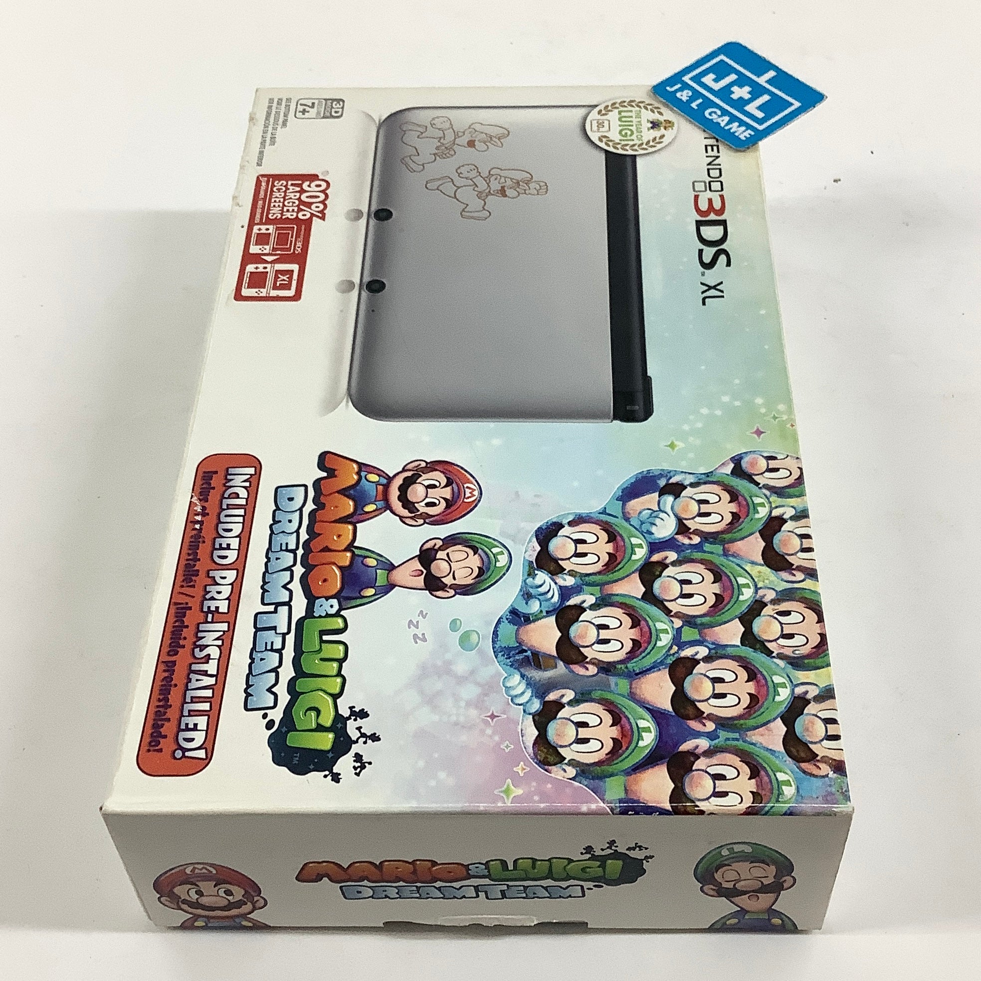 Nintendo 3DS XL ConsoleL (Silver Mario & Luigi) - Nintendo 3DS [Pre-Owned] Consoles Nintendo
