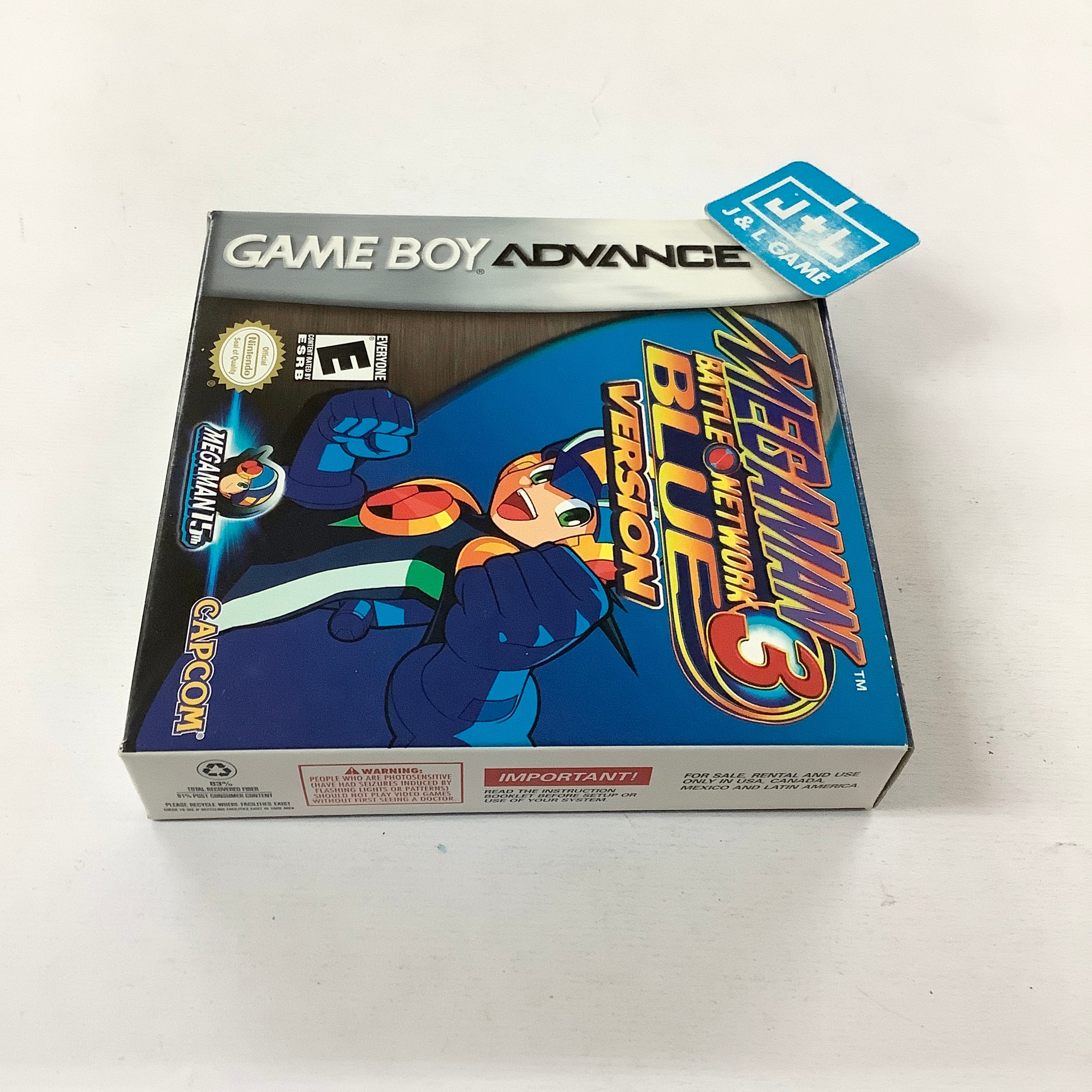 Mega Man Battle Network 3: Blue Version - (GBA) Game Boy Advance [Pre-Owned] Video Games Capcom   