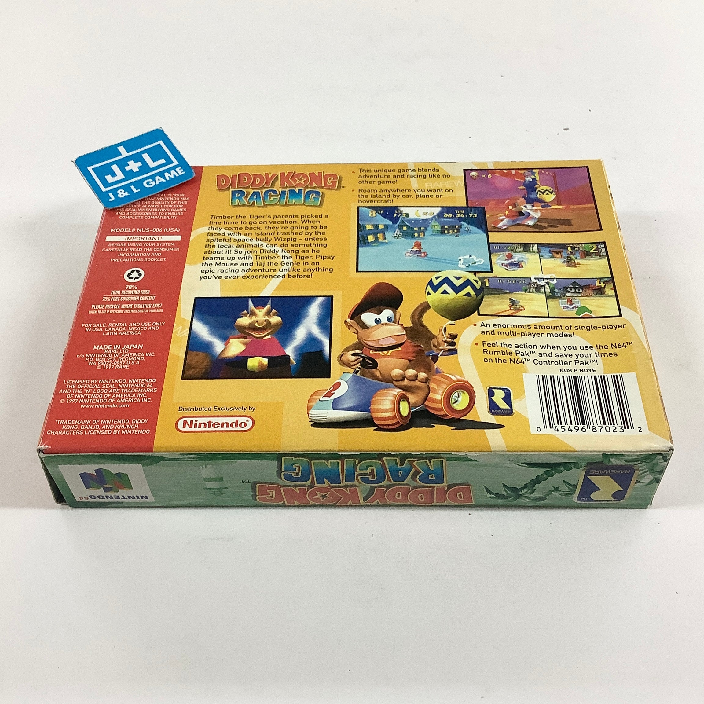 Diddy Kong Racing - (N64) Nintendo 64 [Pre-Owned] Video Games Rare Ltd.