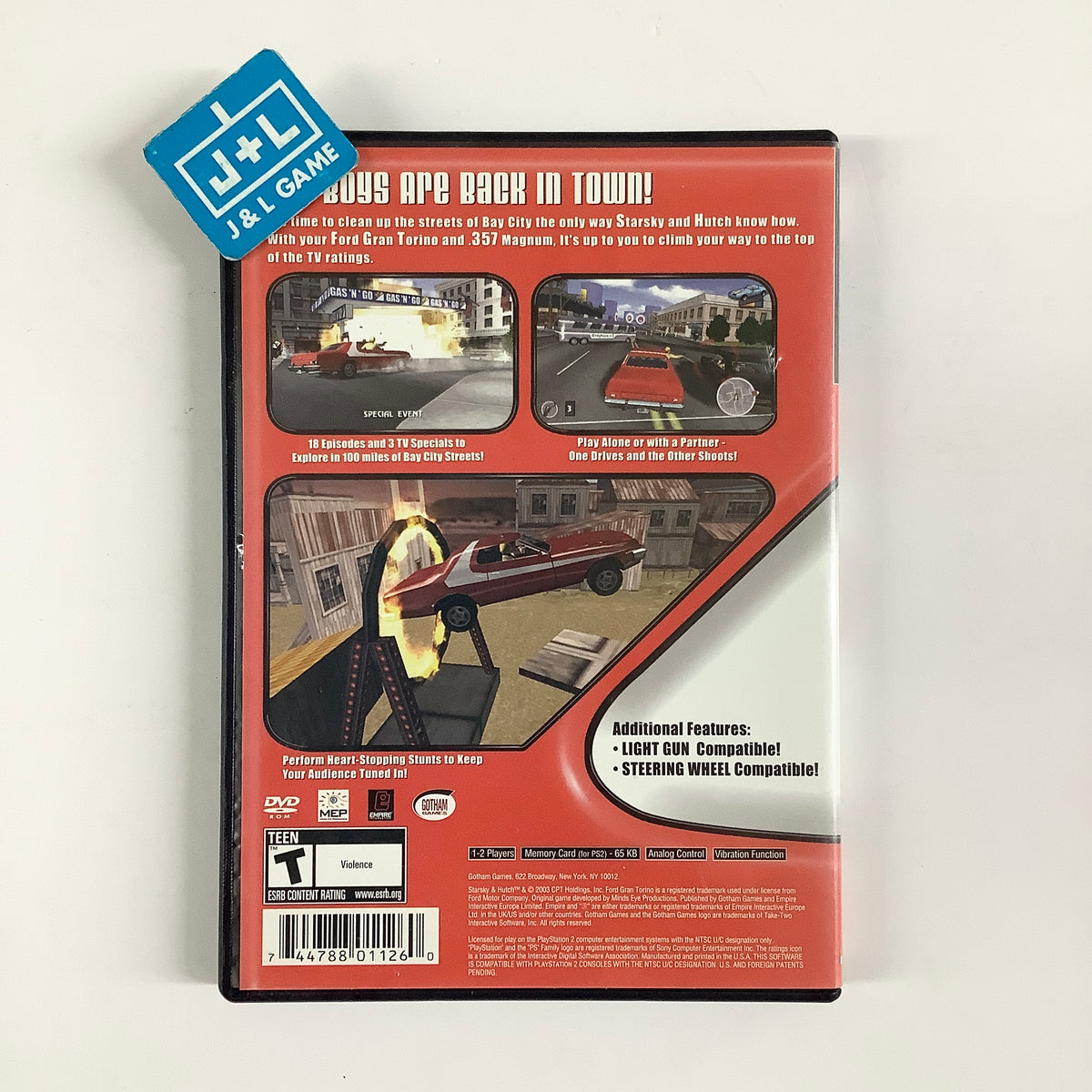 Starsky & Hutch - (PS2) PlayStation 2 [Pre-Owned] Video Games Gotham Games
