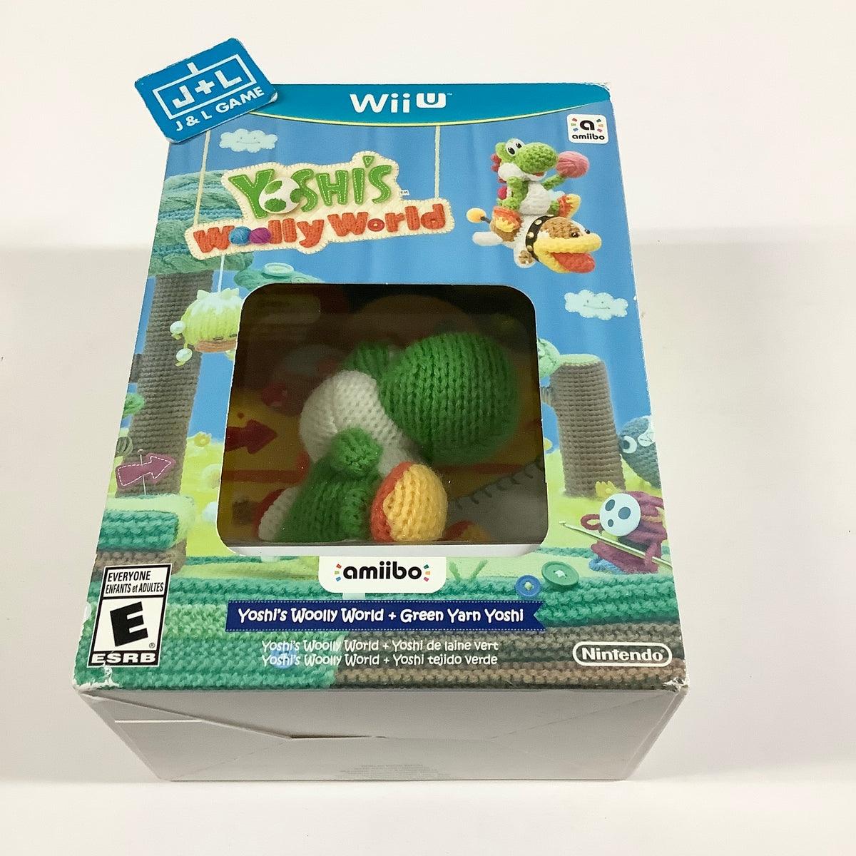 Yoshi's Woolly World + Green Yarn Yoshi amiibo - Nintendo Wii U [Pre-Owned]