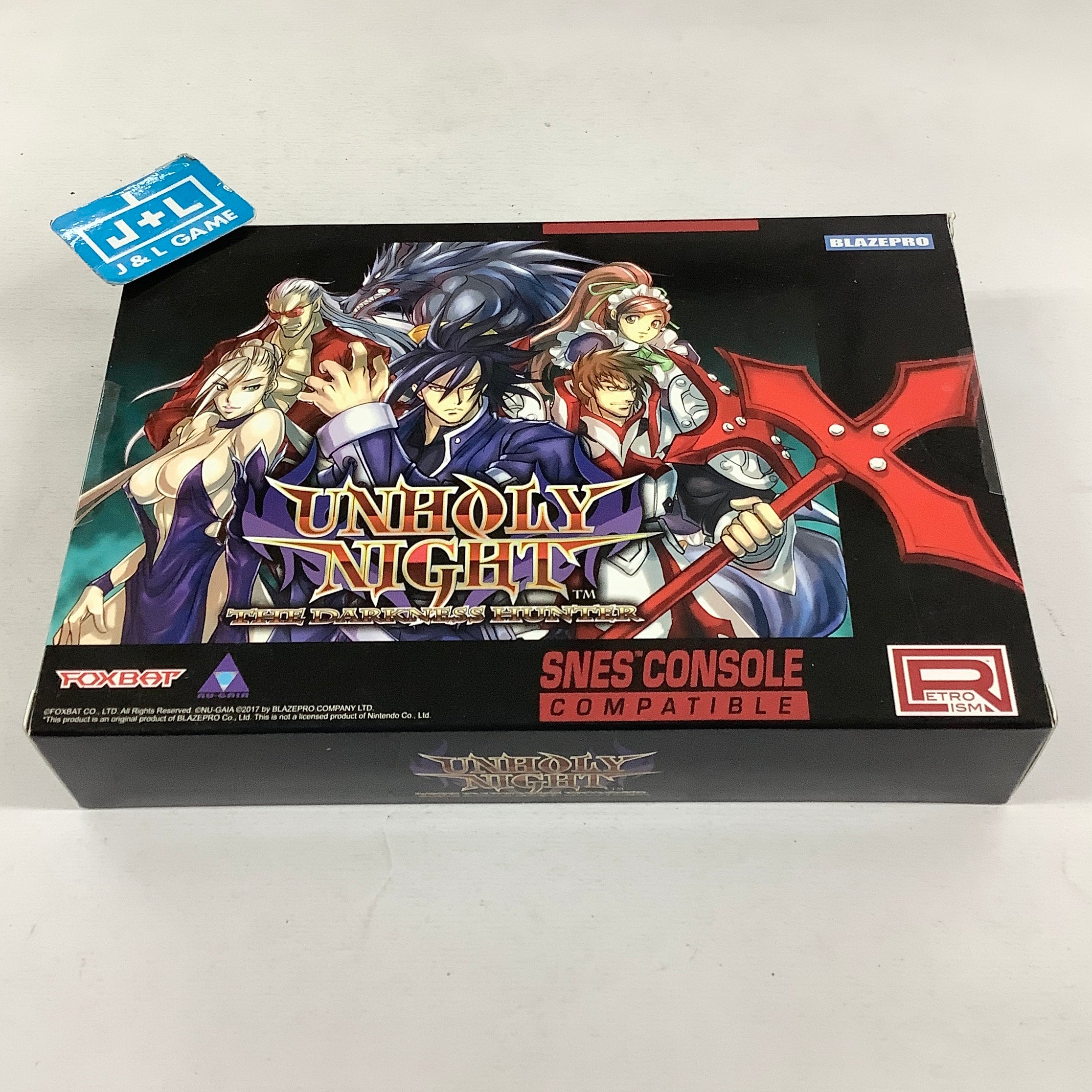 Retroism Unholy Night: The Darkness Hunter - (SNES) Super Nintendo Video Games Idea Factory