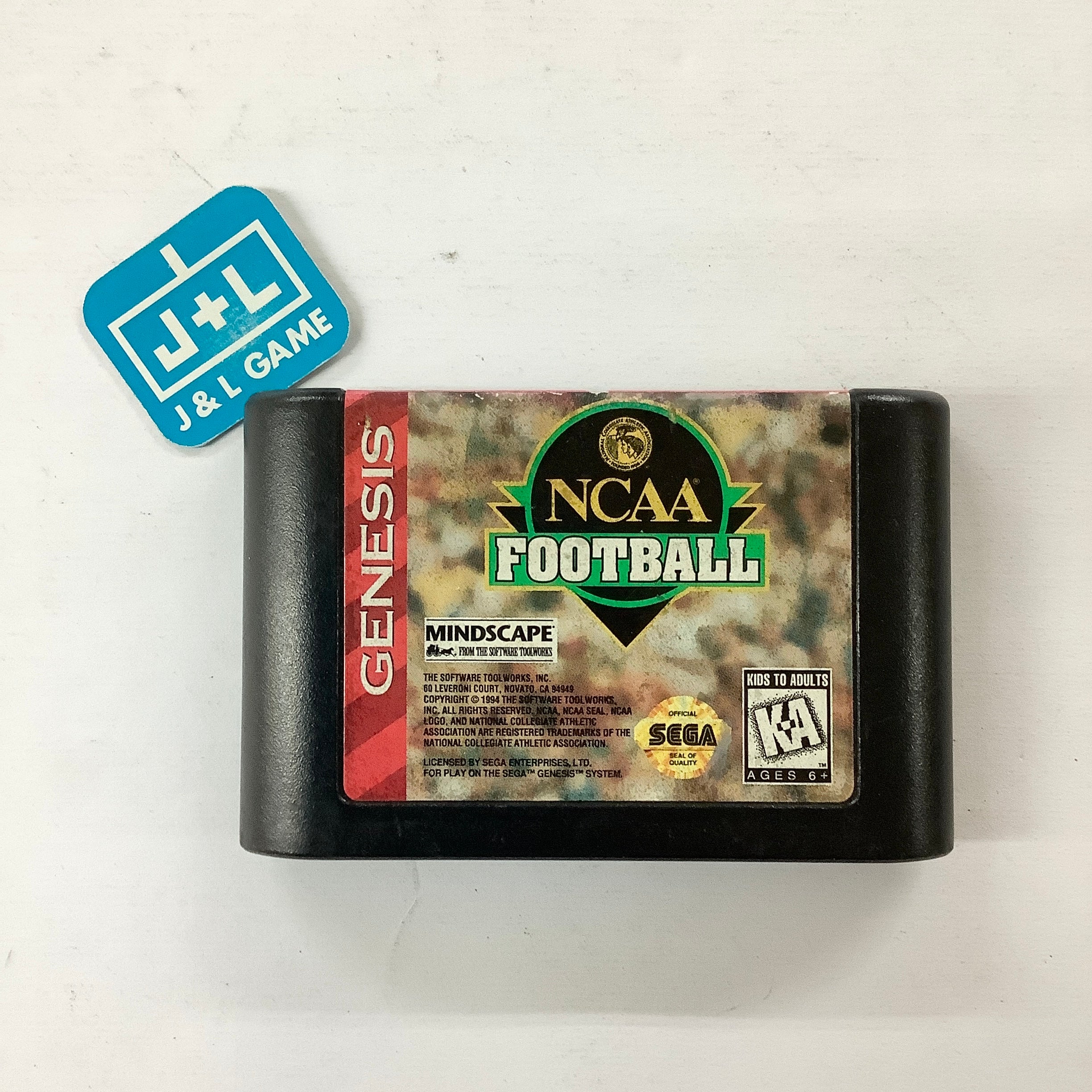 NCAA Football - (SG) SEGA Genesis [Pre-Owned] Video Games Mindscape   