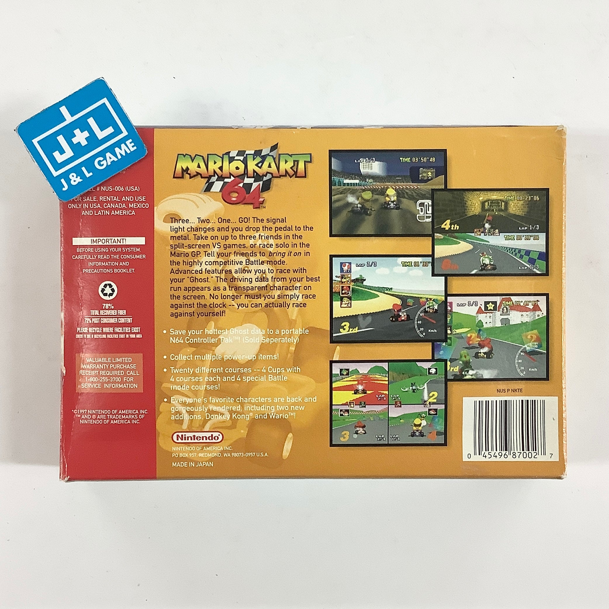Mario Kart 64 - (N64) Nintendo 64 [Pre-Owned] Video Games Nintendo