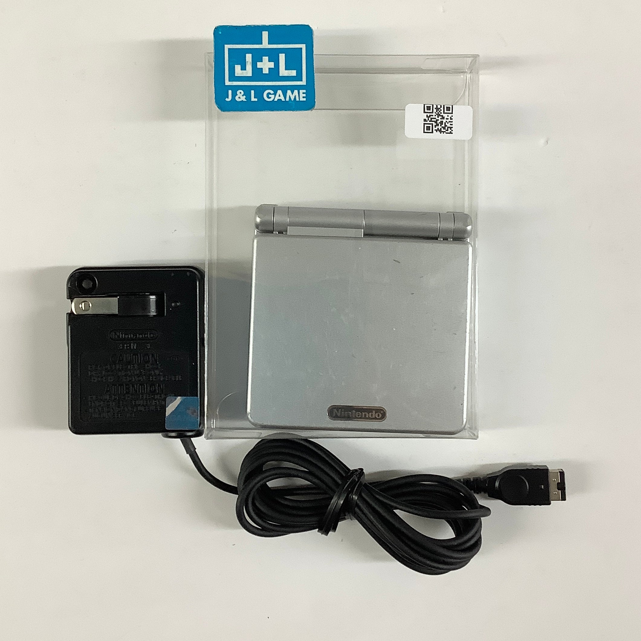 Nintendo Game Boy Advance SP Console AGS-001 (Silver) - (GBA) Game Boy Advance SP [Pre-Owned]