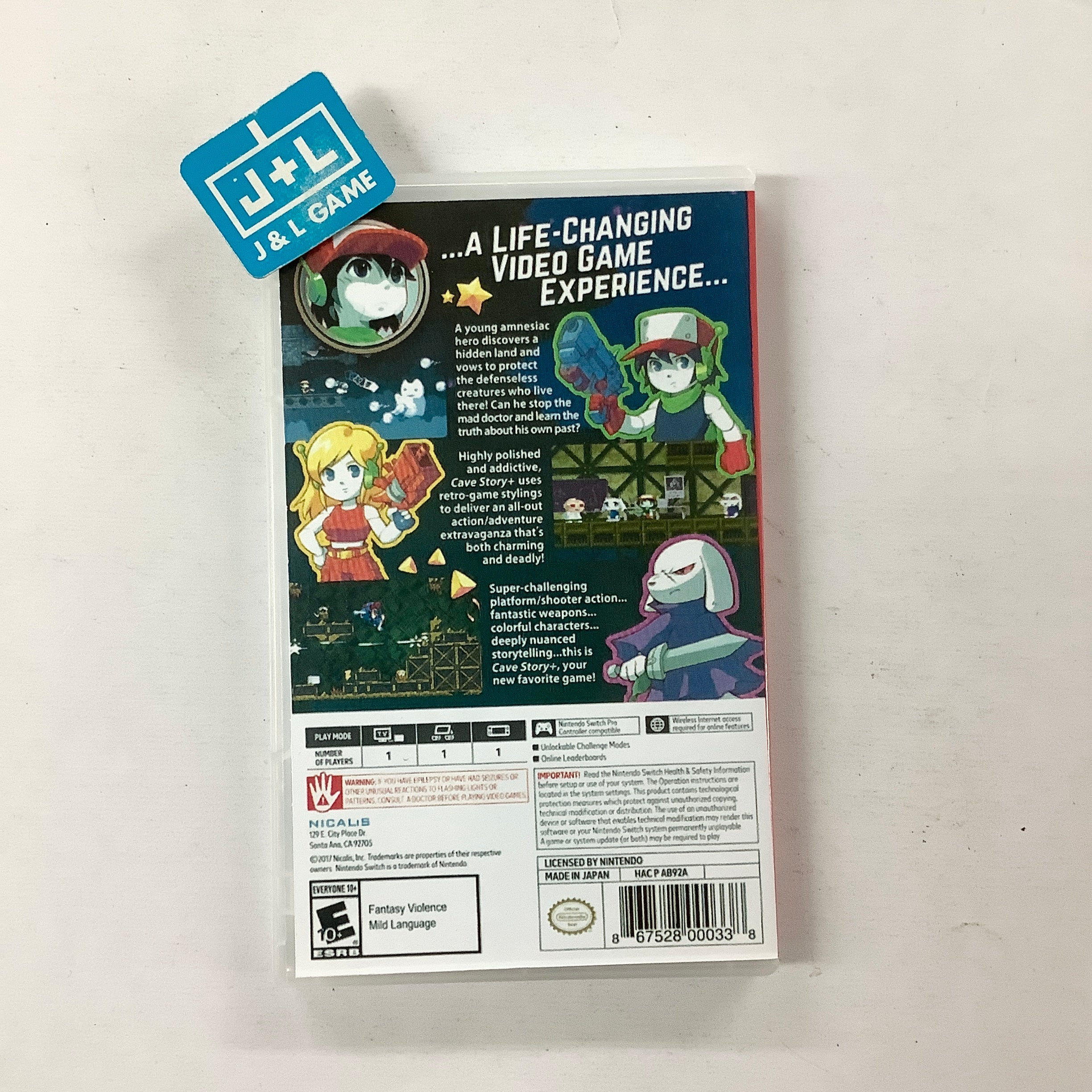 Cave Story+ - (NSW) Nintendo Switch [Pre-Owned] Video Games Nicalis   