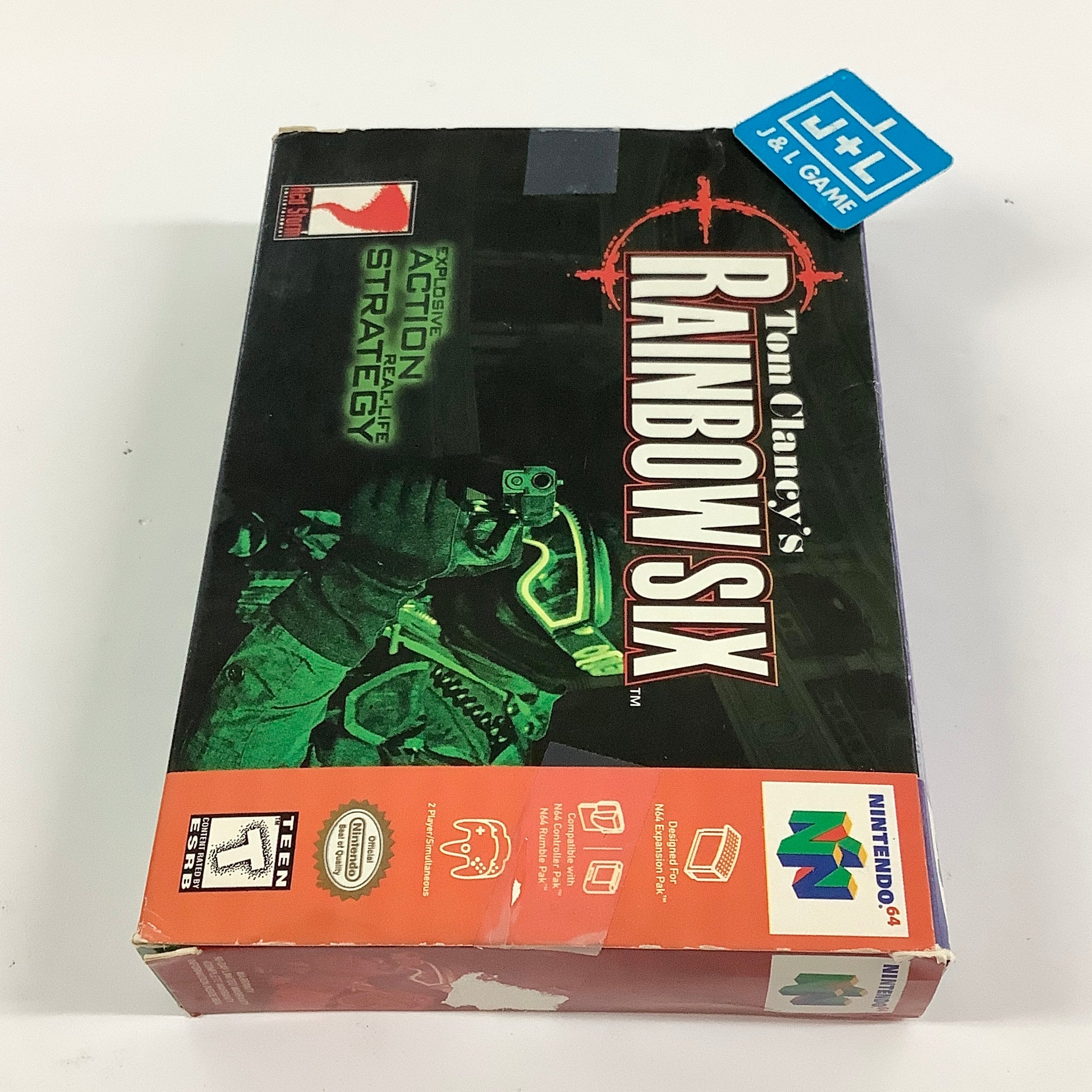 Tom Clancy's Rainbow Six (Black) - (N64) Nintendo 64 [Pre-Owned] Video Games Red Storm Entertainment