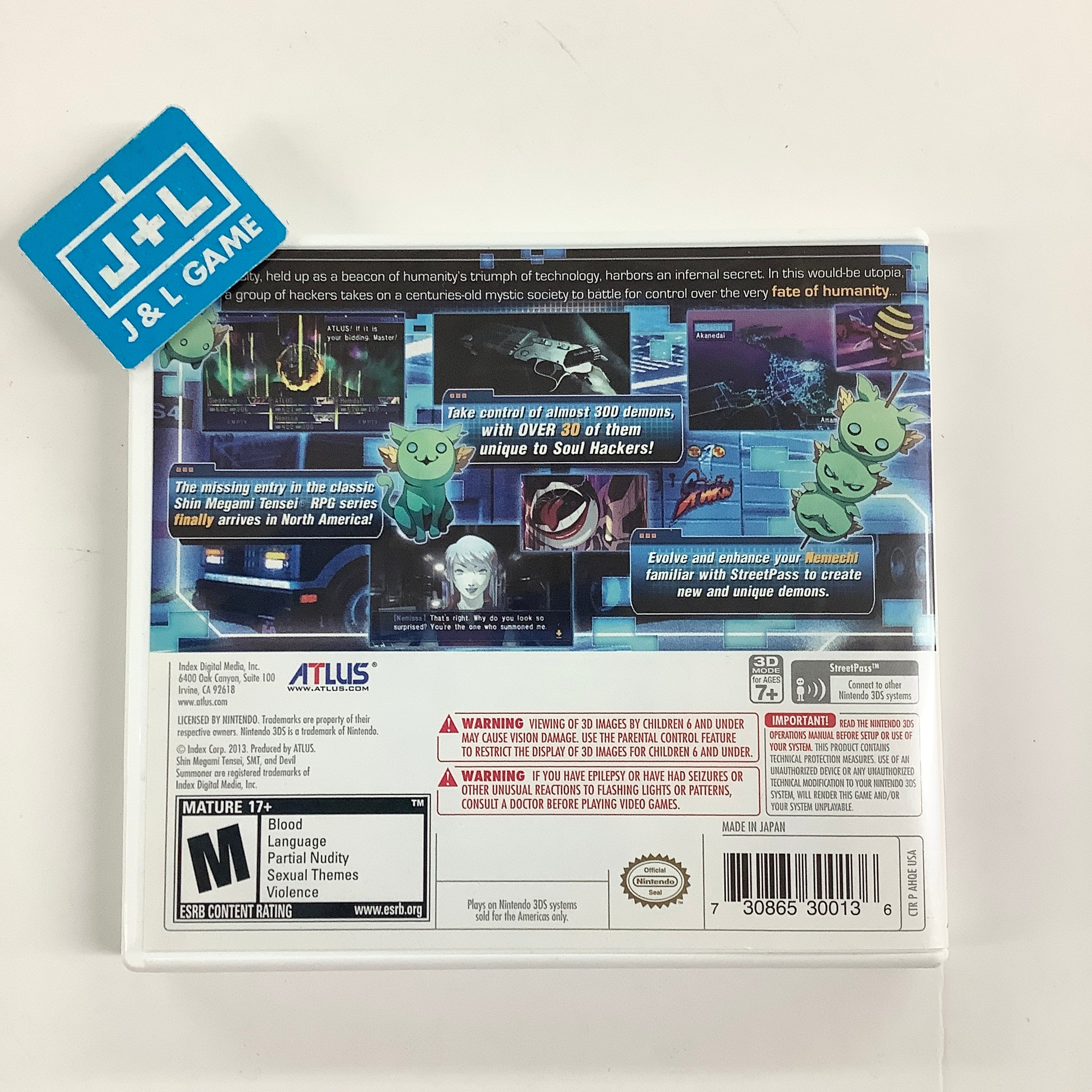 Shin Megami Tensei: Devil Summoner - Soul Hackers - Nintendo 3DS [Pre-Owned] Video Games Atlus