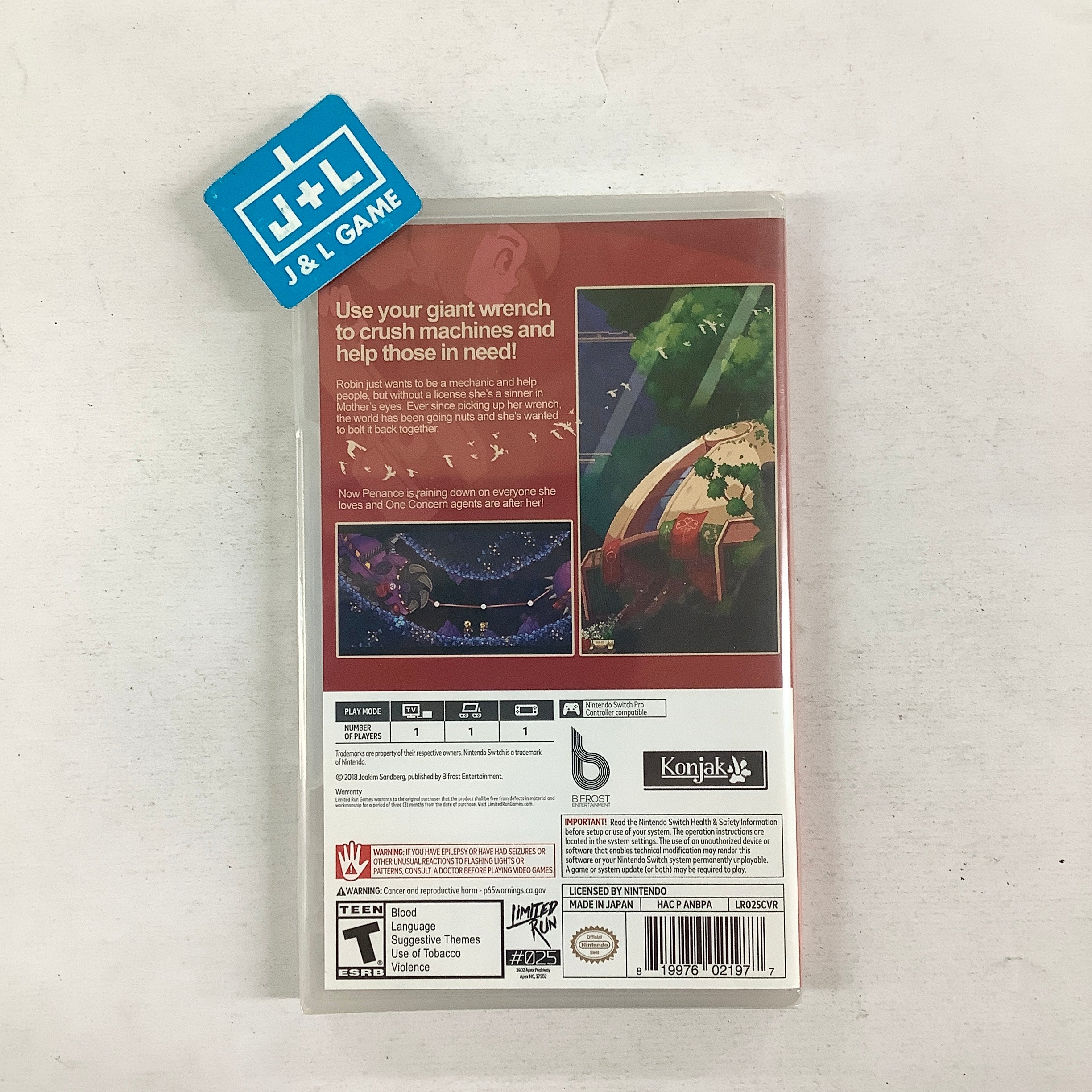 Iconoclasts (Limited Run #025) - (NSW) Nintendo Switch Book Limited Run