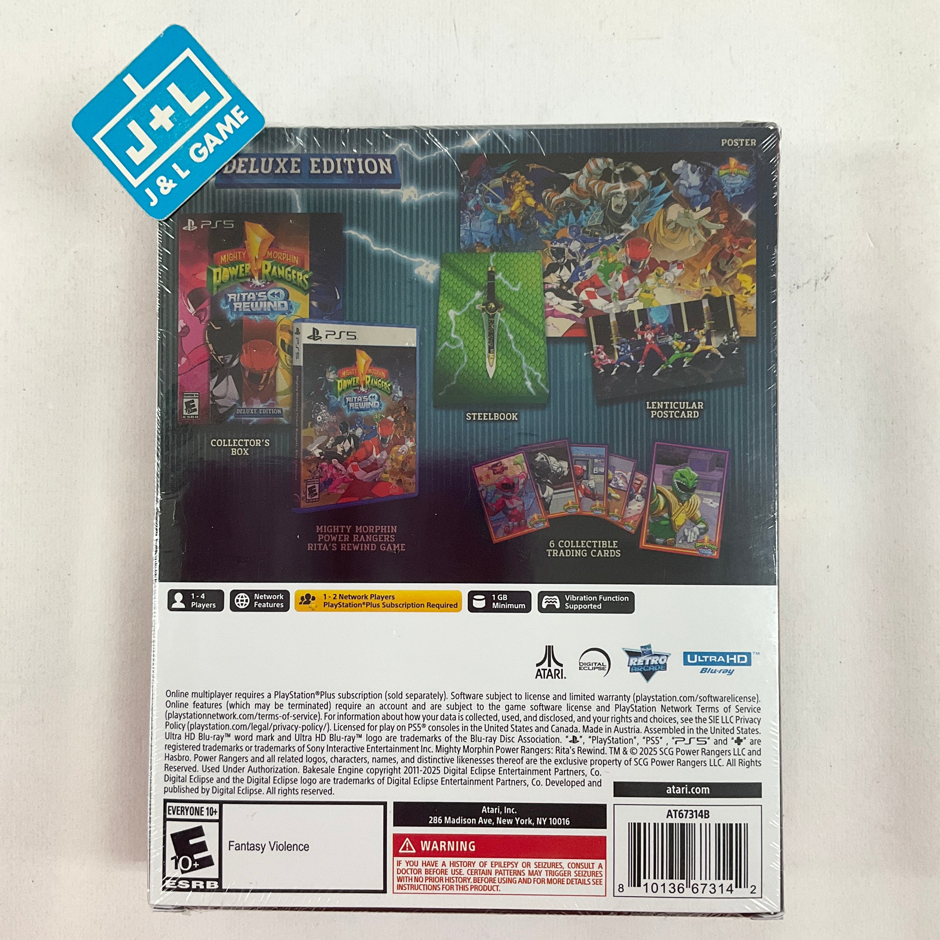 Mighty Morphin Power Rangers: Rita’s Rewind Deluxe Edition - (PS5) PlayStation 5 Video Games Atari