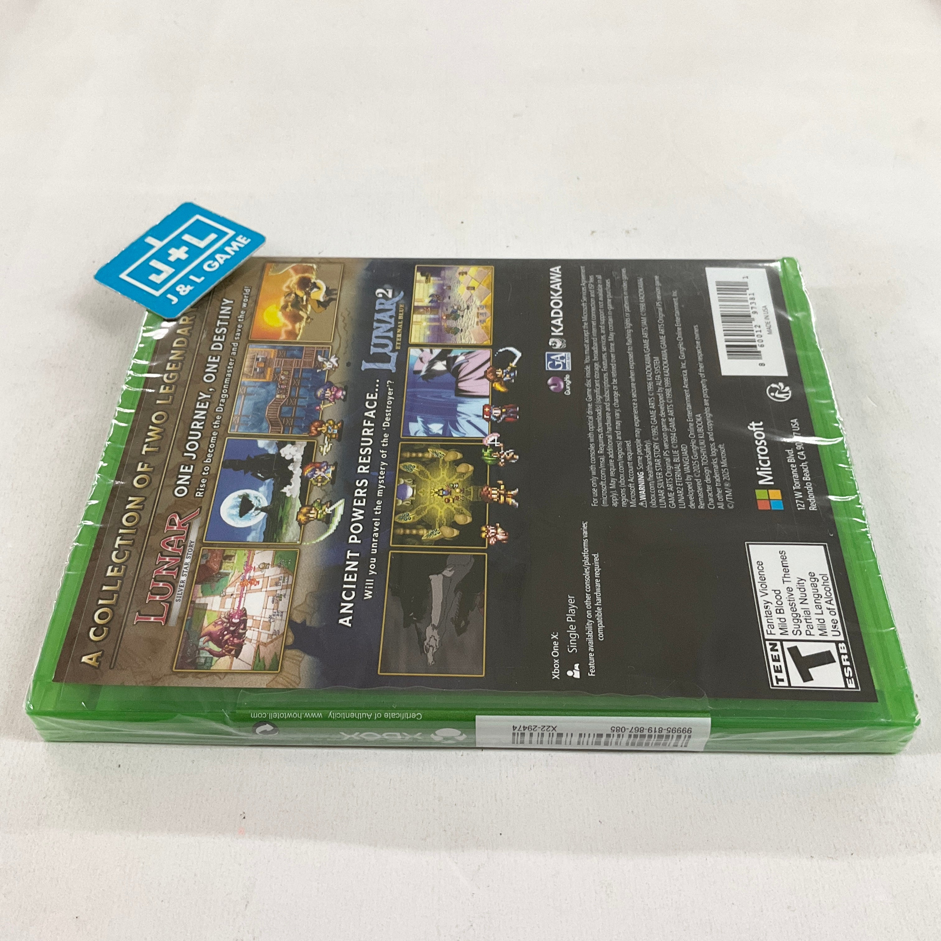 LUNAR Remastered Collection - (XB1) Xbox One Video Games GungHo Online Entertainment, Inc.