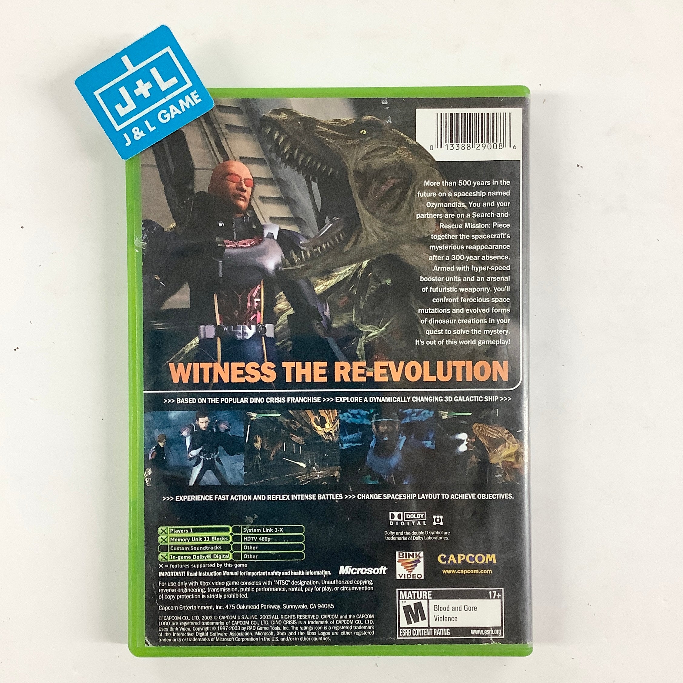 Dino Crisis 3 - (XB) Xbox [Pre-Owned] Video Games Capcom