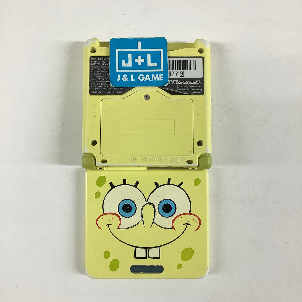 Nintendo Game Boy Advance SP Console AGS - 101 (SpongeBob SquarePants) - (GBA) Game Boy Advance SP [Pre-Owned]