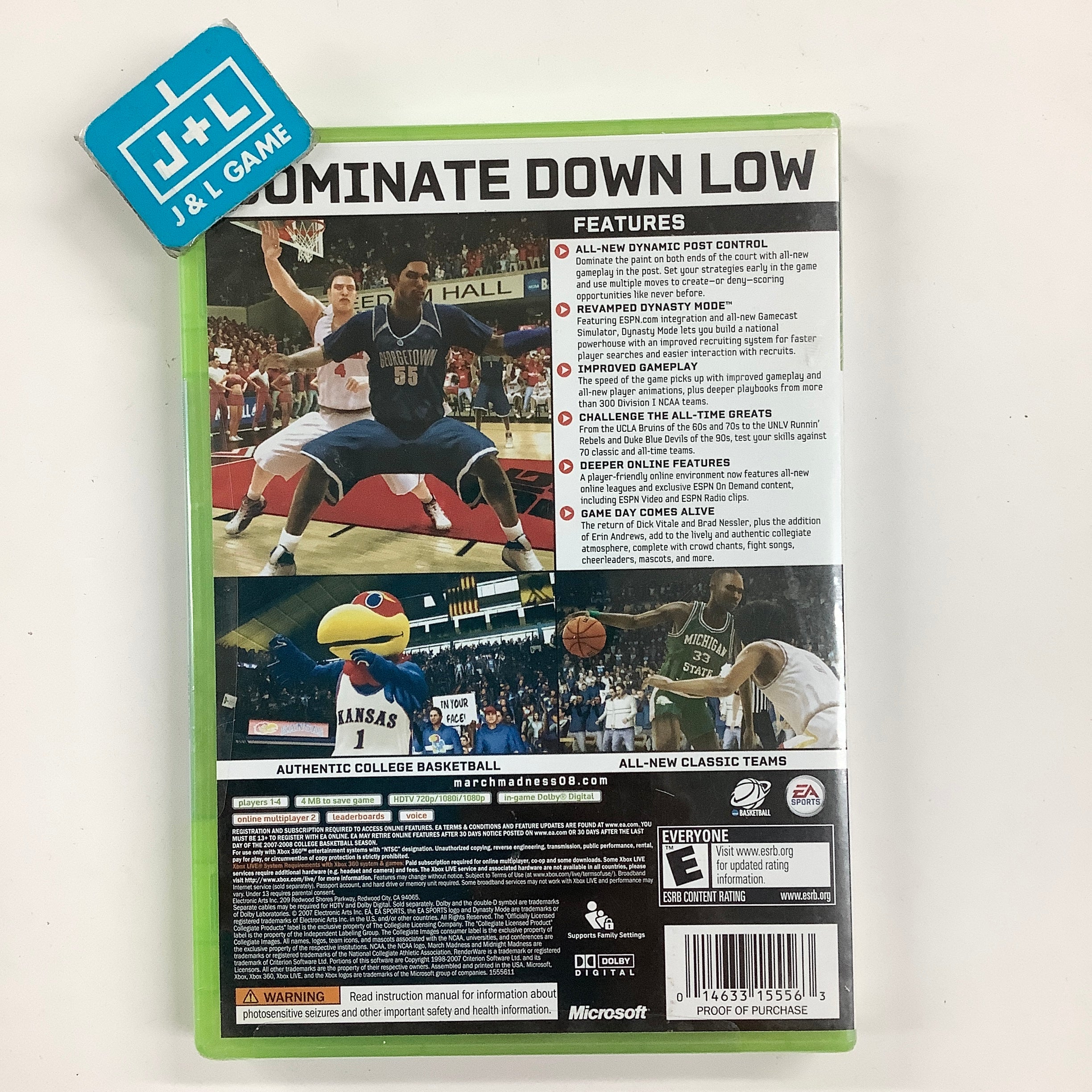 NCAA March Madness 08 - Xbox 360*** Video Games Electronic Arts