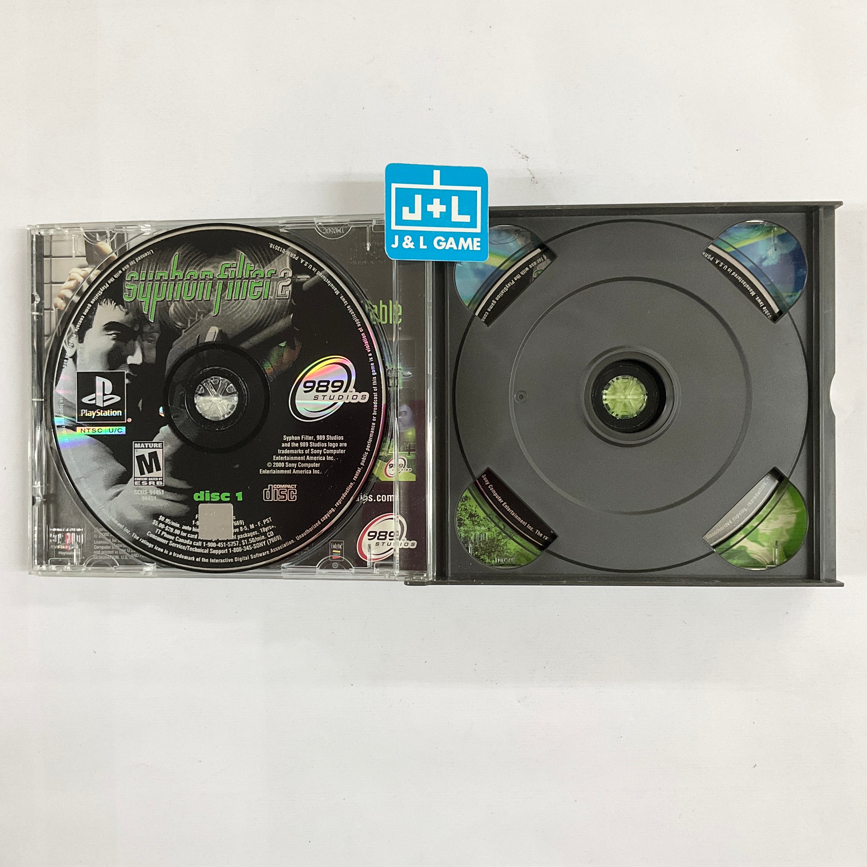 Syphon Filter 2 - (PS1) Playstation 1 [Pre-Owned] Video Games Sony Computer Entertainment   