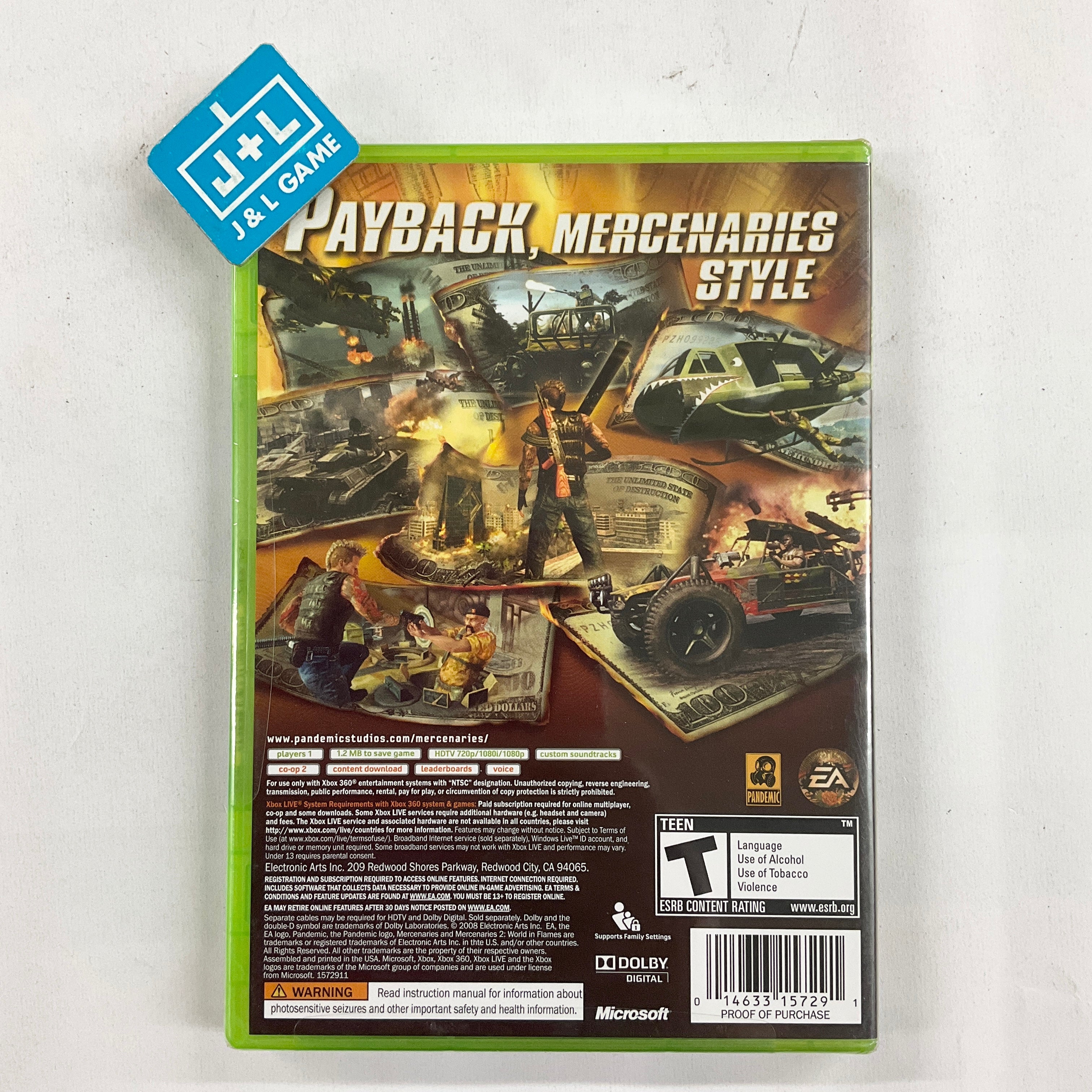 【中古】 Mercenaries 2: World in Flames Buy PlayStation 3 Mercenaries 2: World in Flames | eStarland