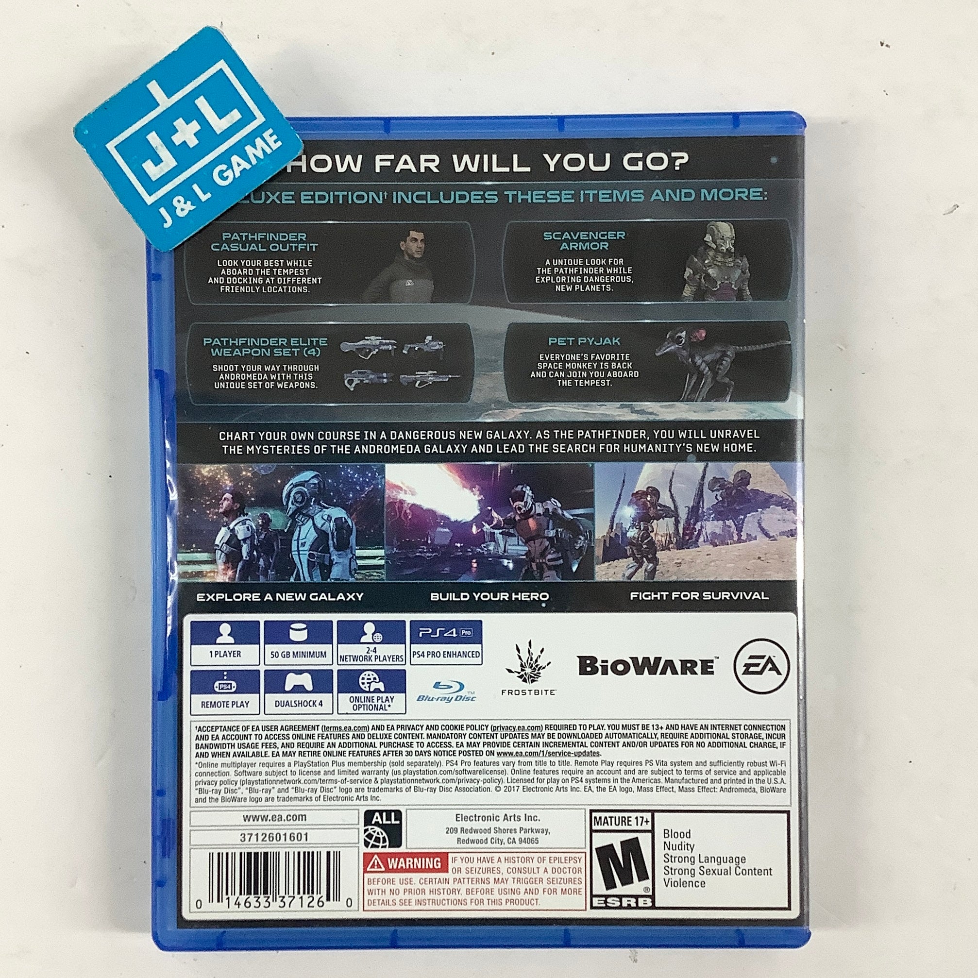 Mass Effect Andromeda (Deluxe Edition) - (PS4) PlayStation 4 [Pre-Owned] Video Games Electronic Arts