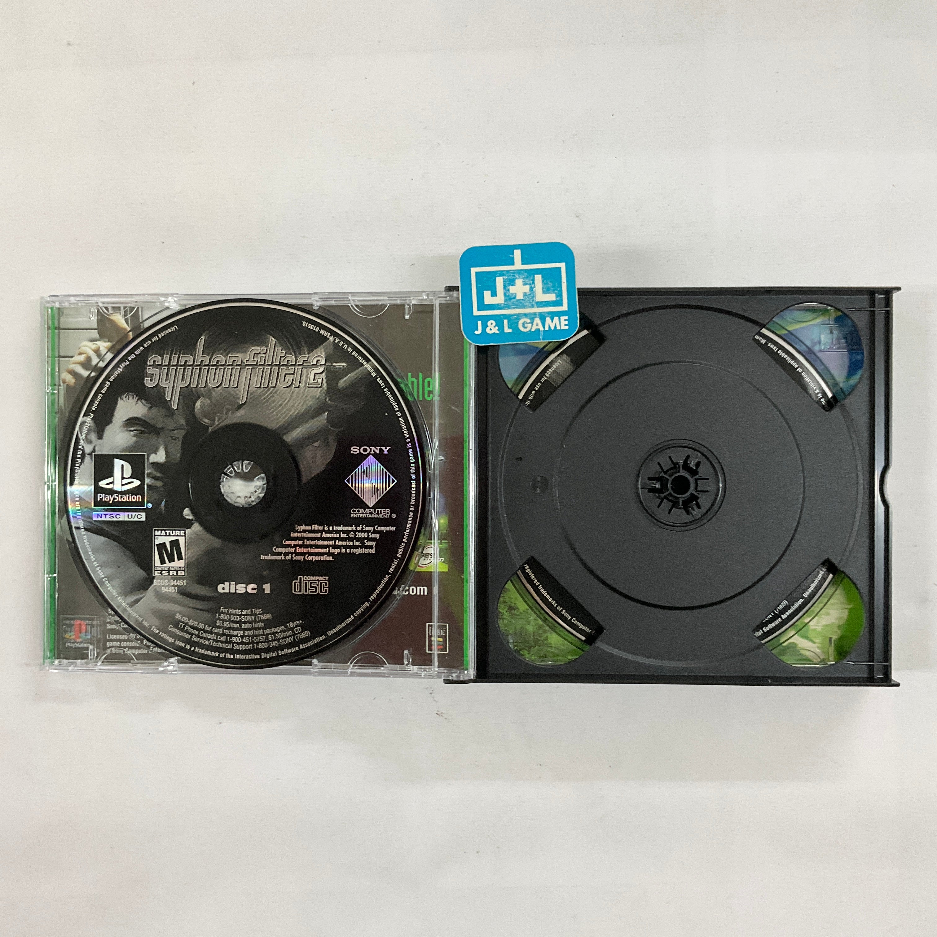 Syphon Filter 2 (Greatest Hits) - (PS1) Playstation 1 [Pre-Owned] Video Games 989 Studios