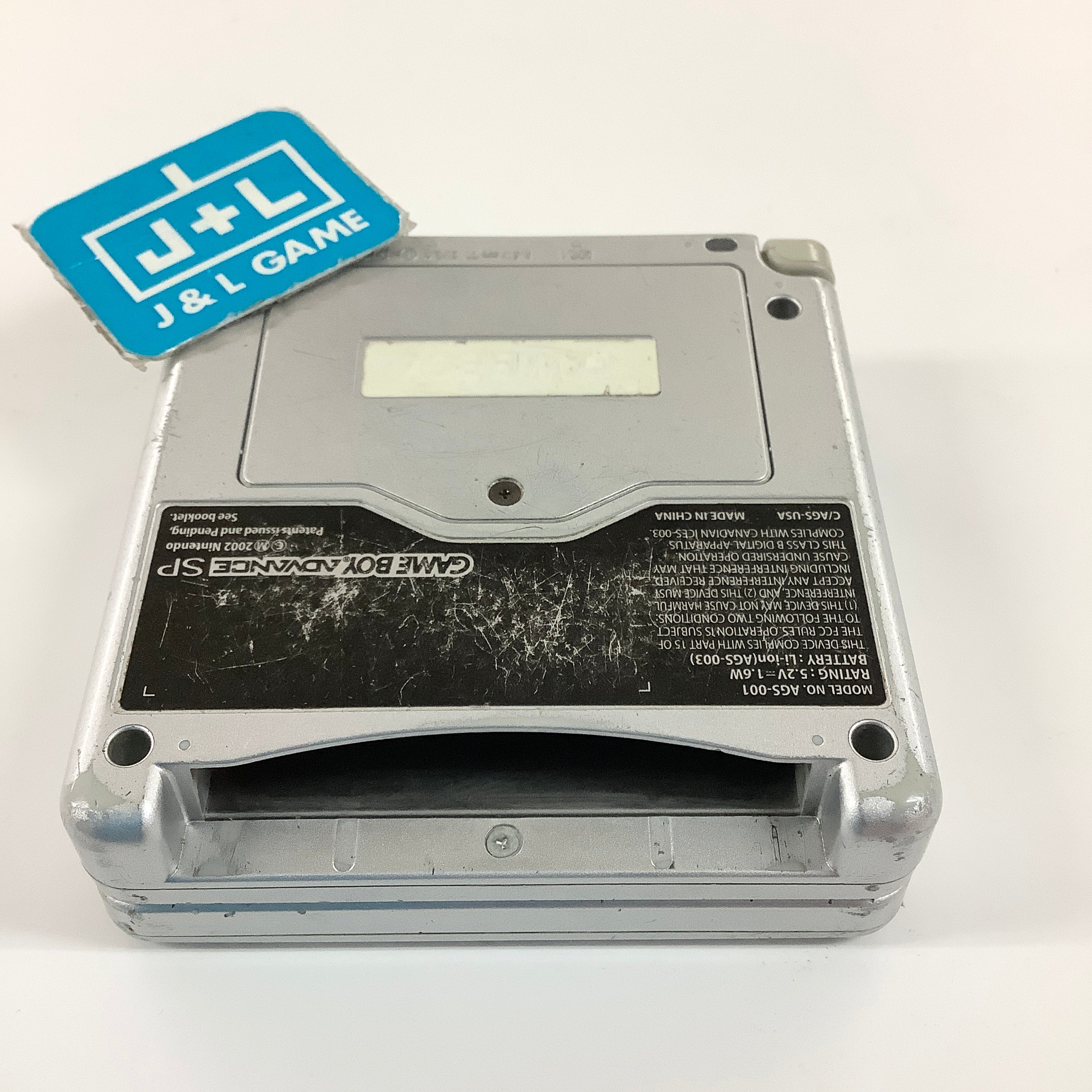 Nintendo Game Boy Advance SP Console AGS-001 (Silver) - (GBA) Game Boy Advance SP [Pre-Owned]