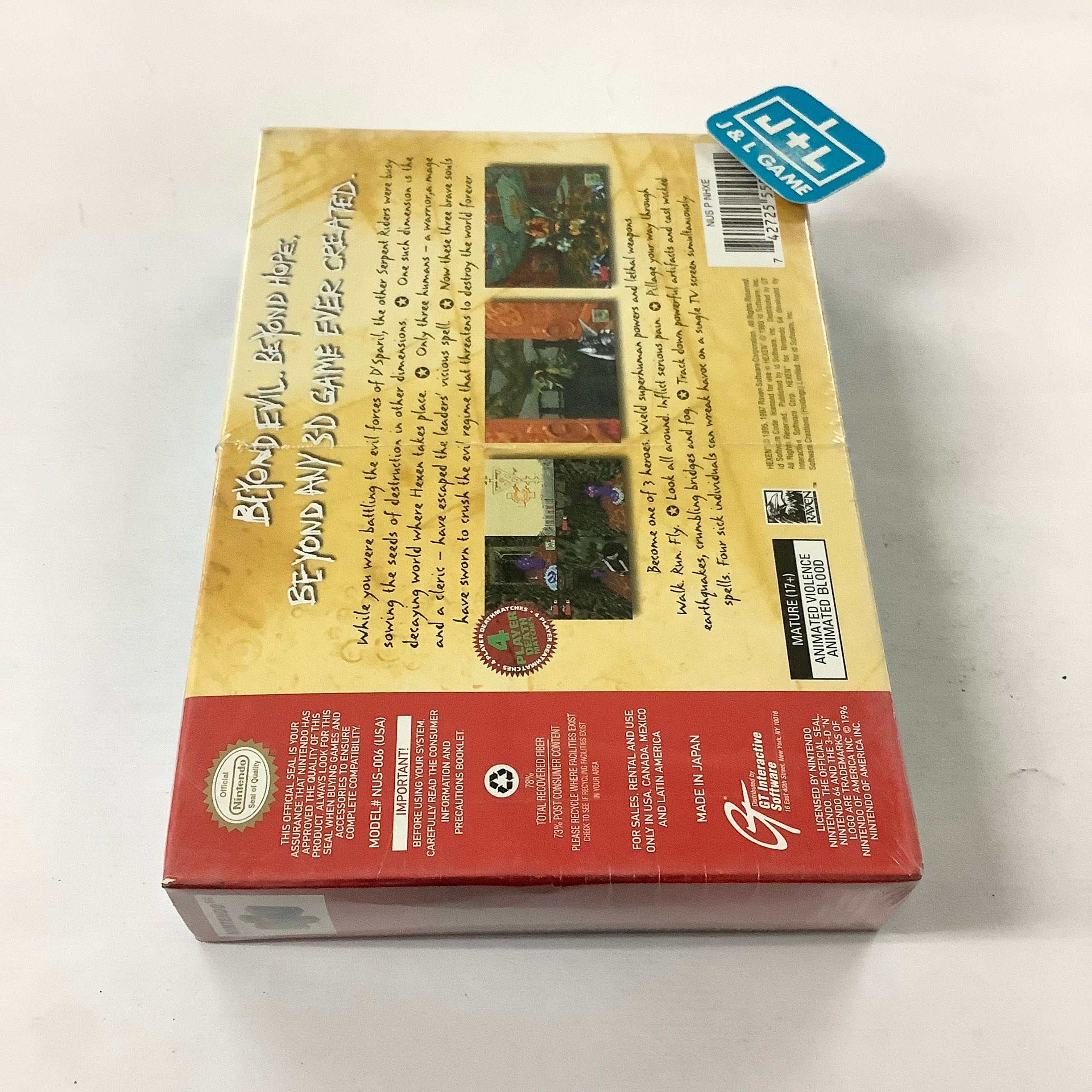 Hexen - (N64) Nintendo 64 | J&L Game