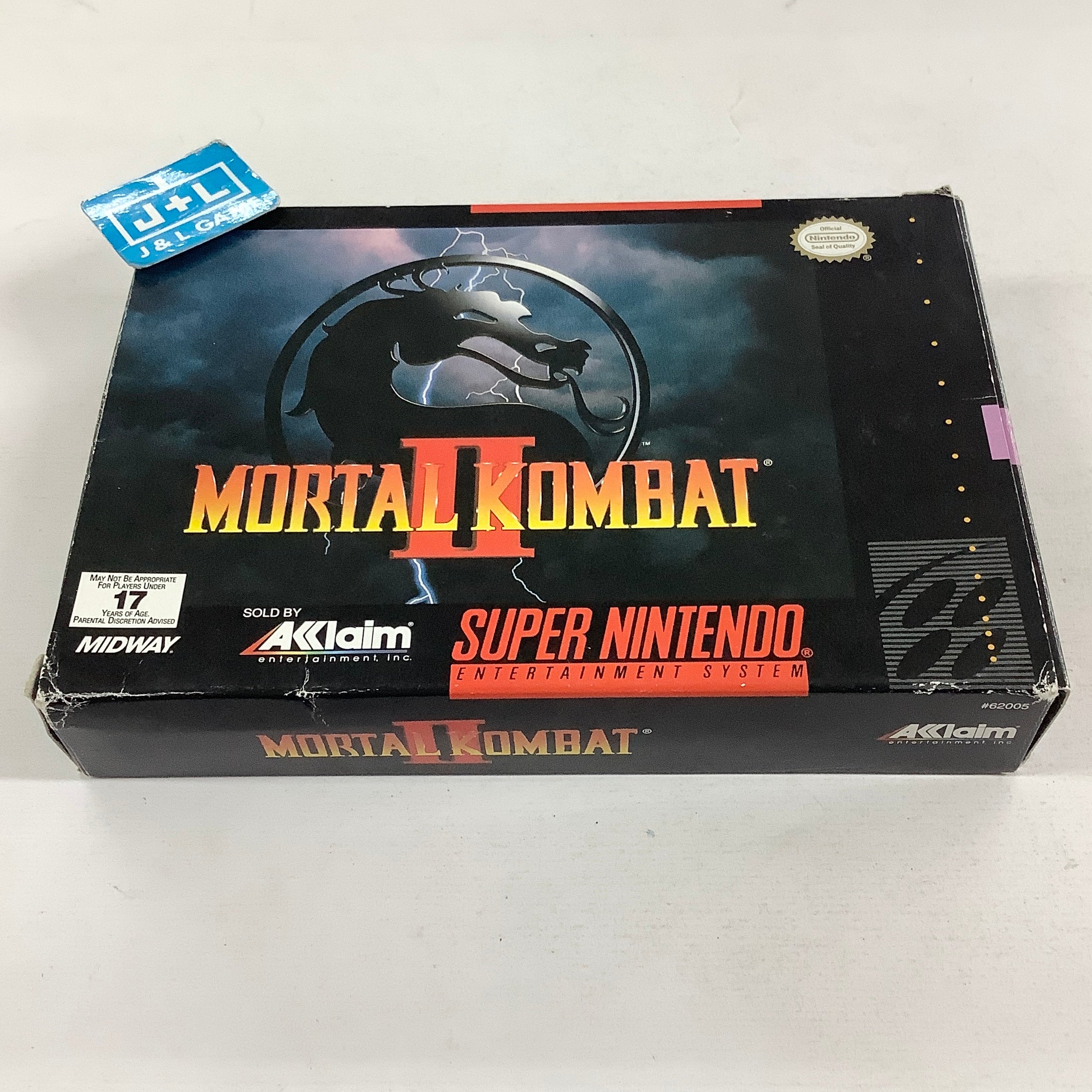 Mortal Kombat II - (SNES) Super Nintendo [Pre-Owned] Video Games Acclaim