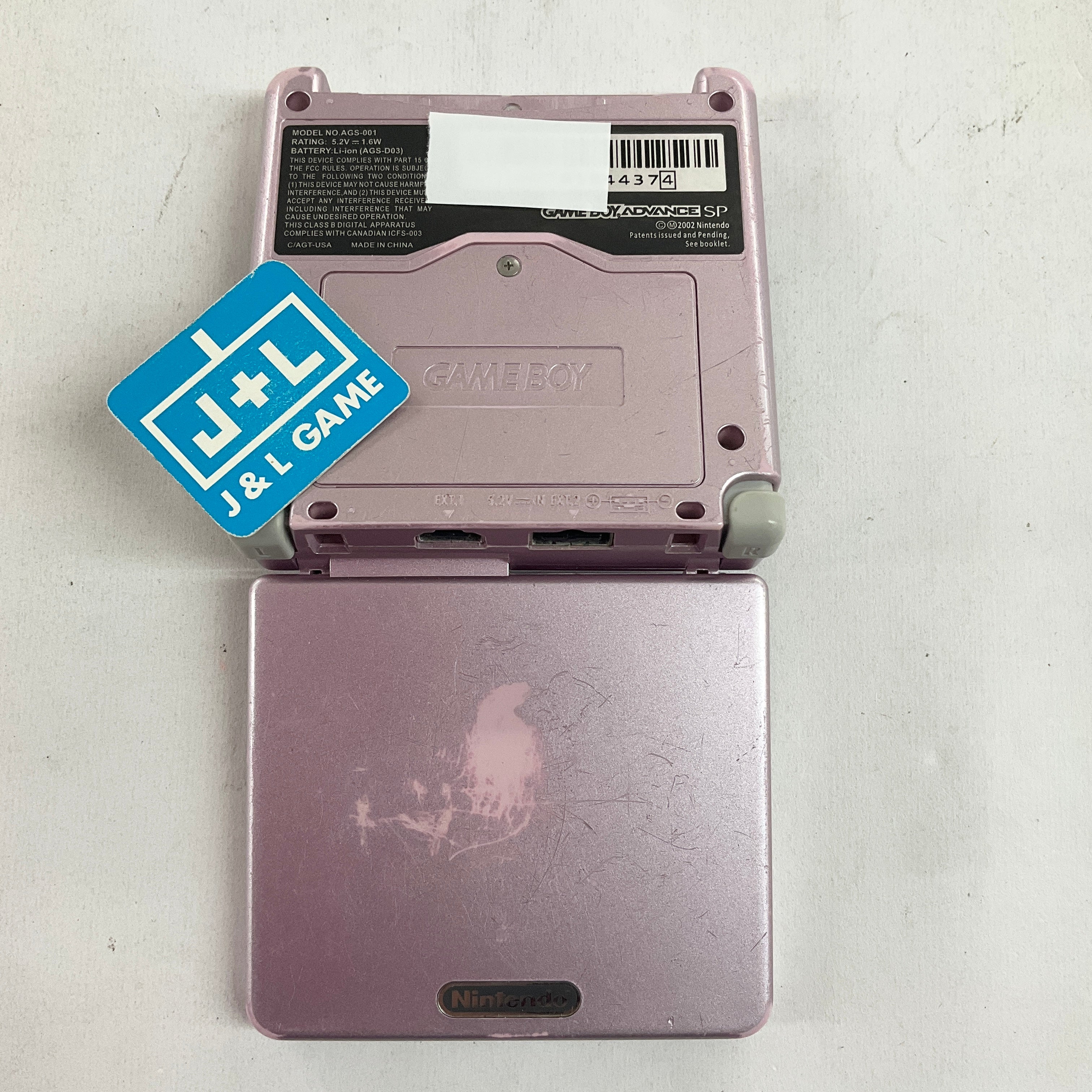 Nintendo Game Boy Advance SP Console AGS - 101 (Pearl Pink) - (GBA) Game Boy Advance SP [Pre-Owned] CONSOLE Nintendo