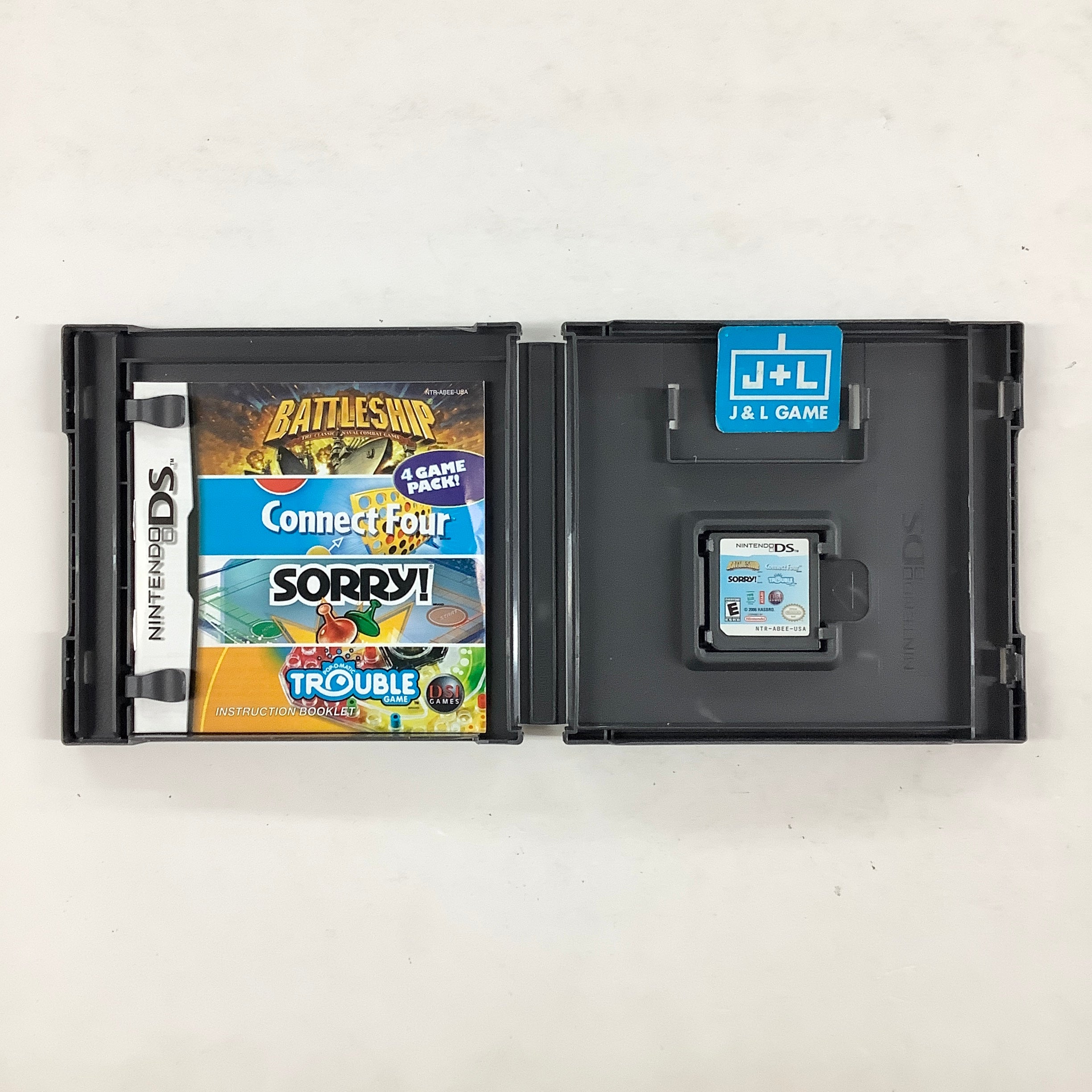 Battleship / Connect Four / Sorry! / Trouble - (NDS) Nintendo DS [Pre-Owned] Video Games DSI Games