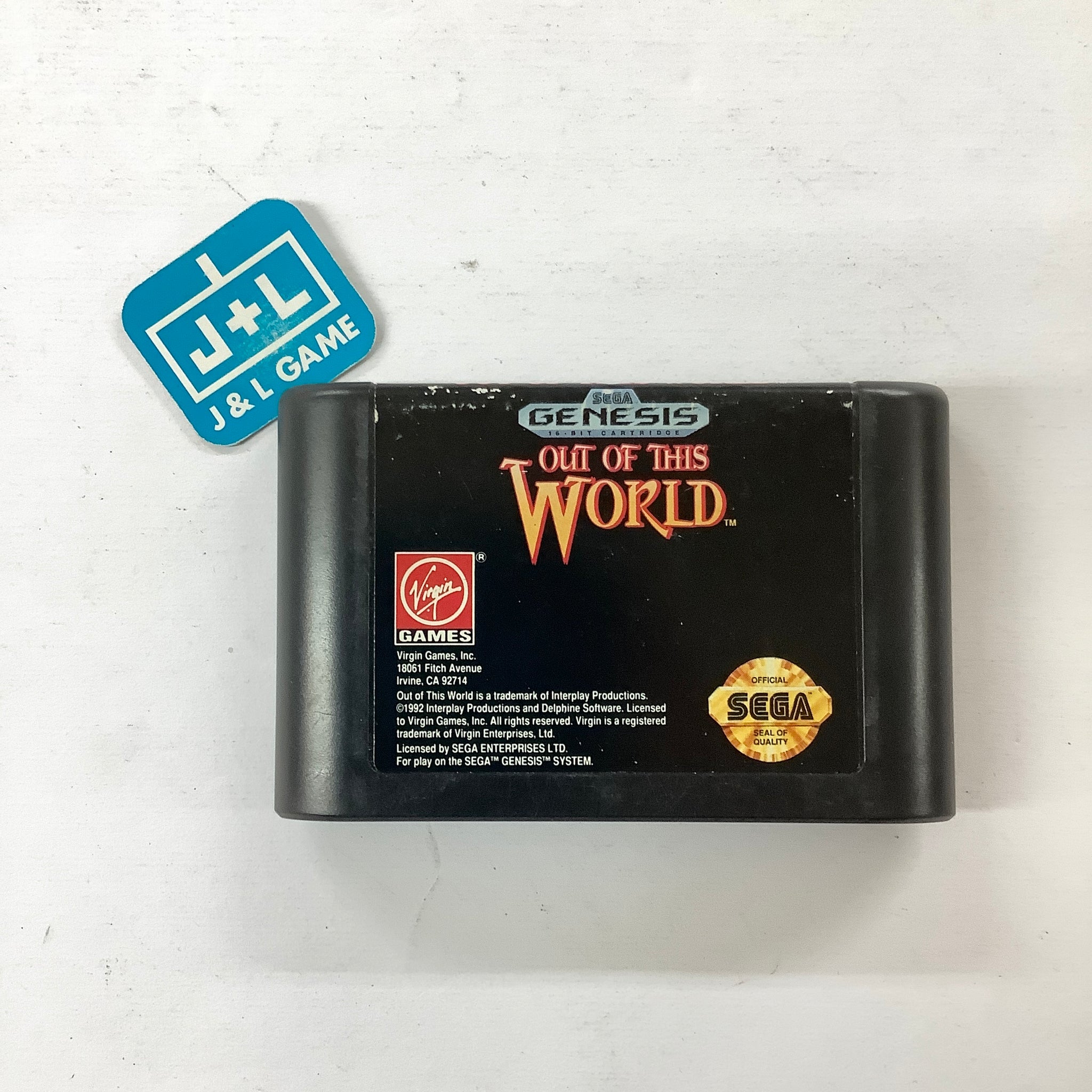 Out of This World - (SG) SEGA Genesis [Pre-Owned] Video Games Virgin Games   
