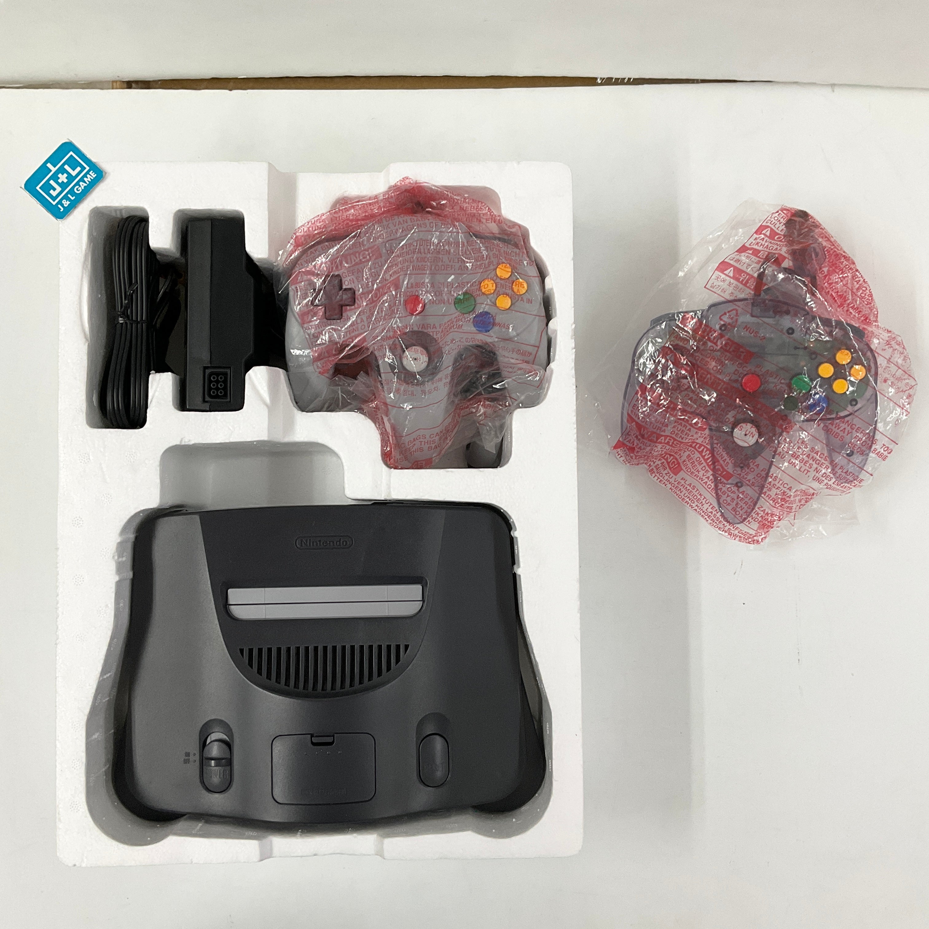 Nintendo 64 Hardware Console (Black w/ Atomic Purple Controller) - (N64) Nintendo 64 [Pre-Owned] Consoles Nintendo