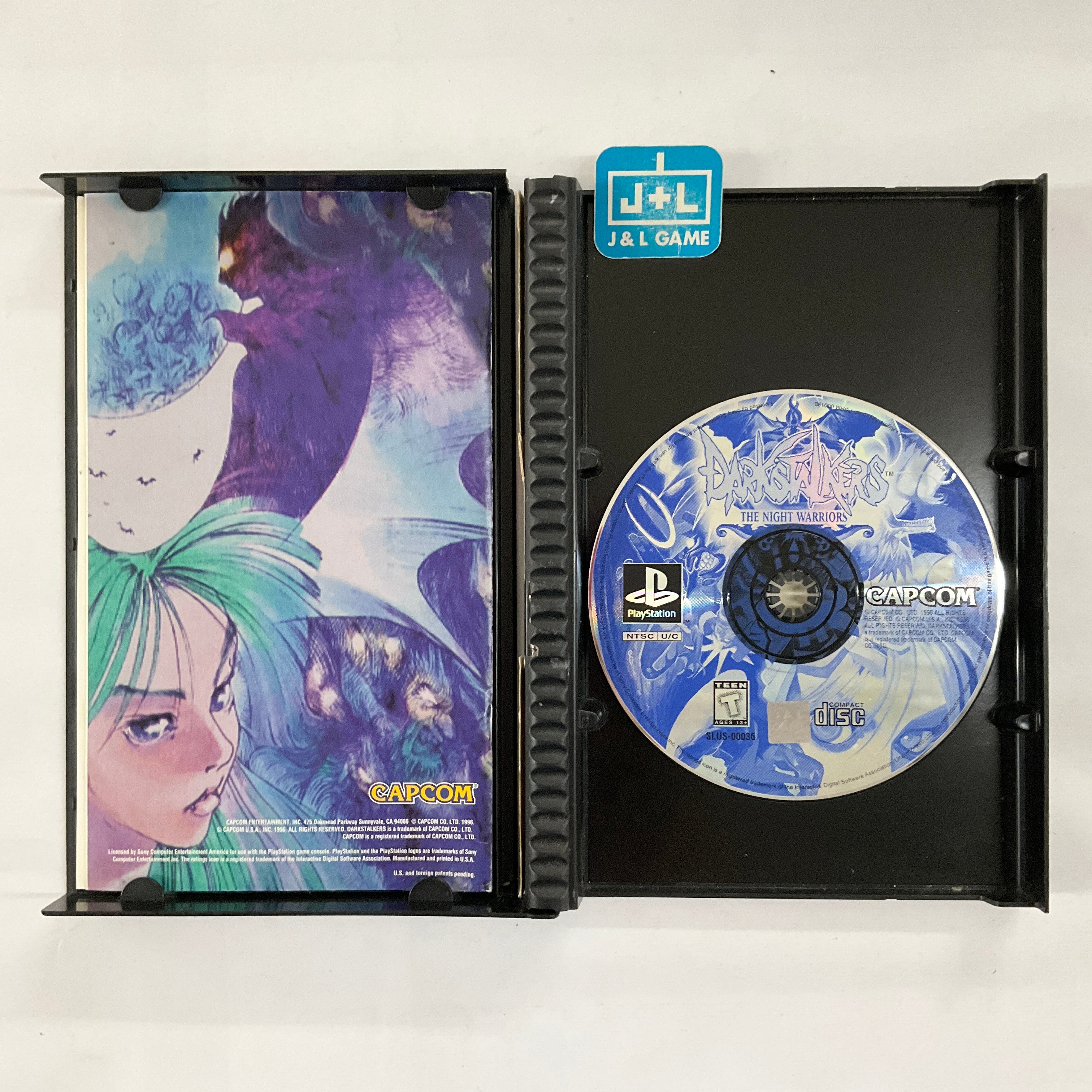 Darkstalkers: The Night Warriors (Long Box) - PlayStation 1 [Pre