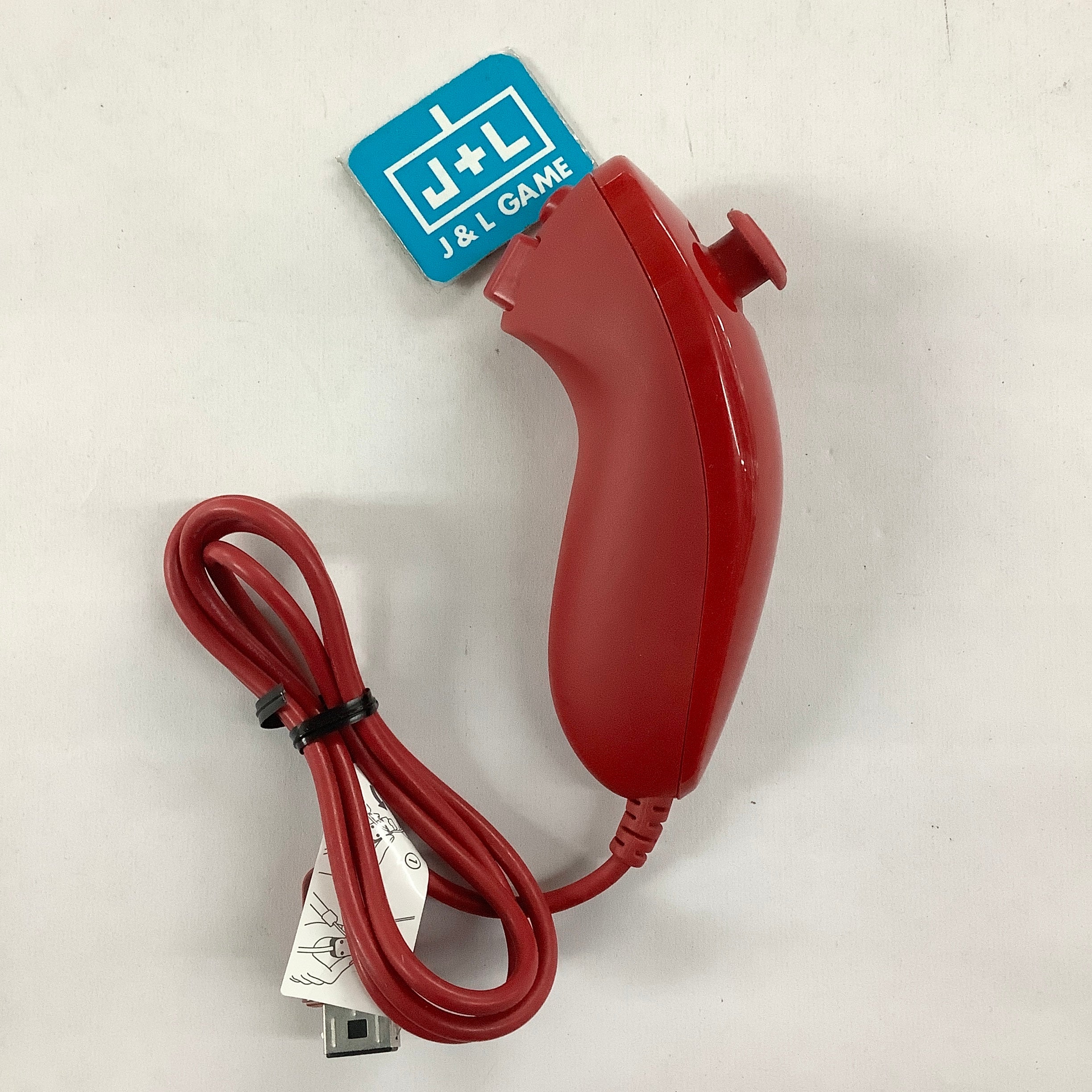 Nintendo Wii U Nunchuk Controller (Red) - Nintendo Wii U [Pre-Owned] Accessories Nintendo