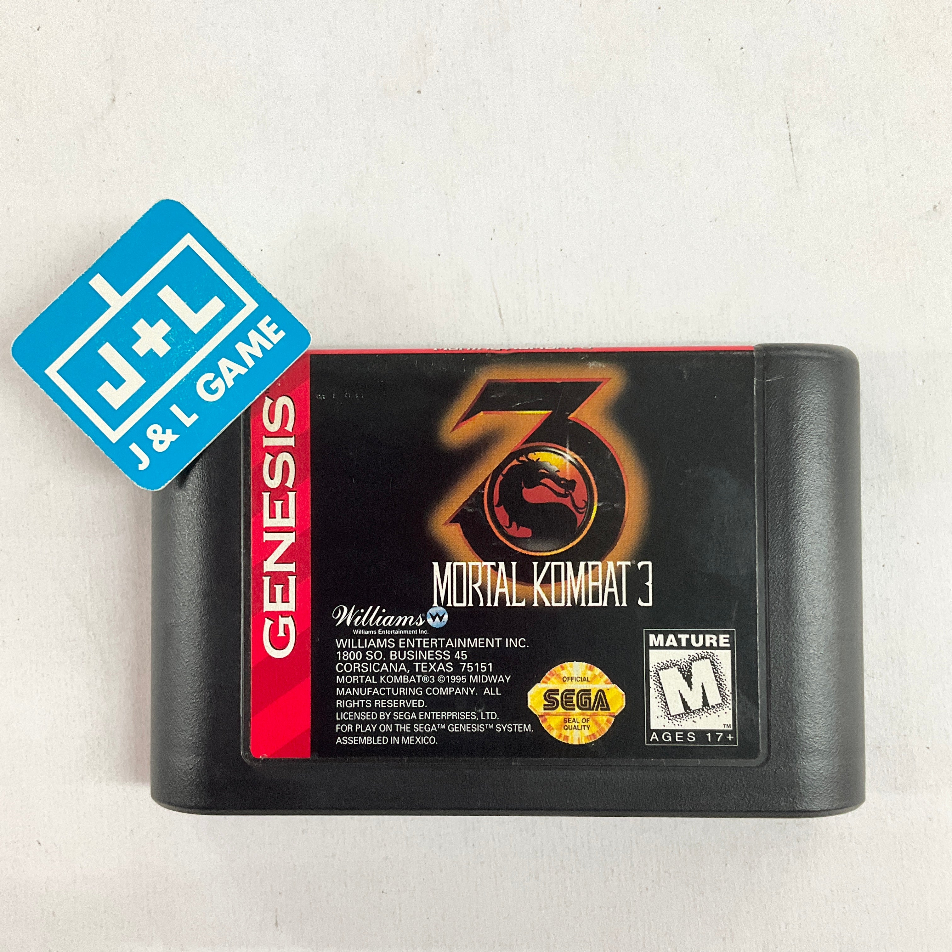 Mortal Kombat 3 - (SG) SEGA Genesis [Pre-Owned] Video Games Williams