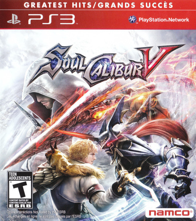 SoulCalibur V (Greatest Hits) - (PS3) Playstation 3 [Pre-Owned] Video Games Bandai Namco Games