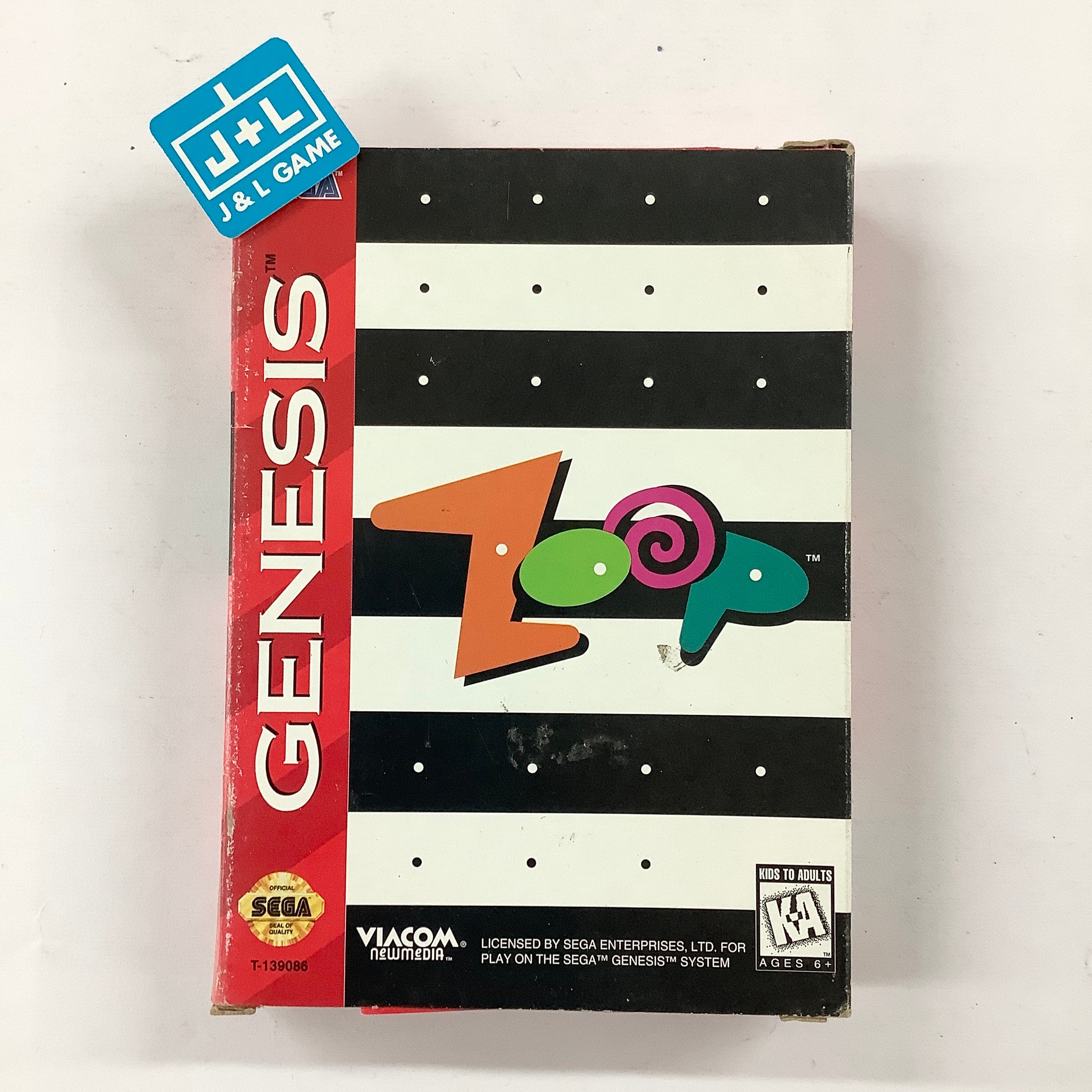 Zoop - (SG) SEGA Genesis [Pre-Owned] Video Games Viacom New Media   