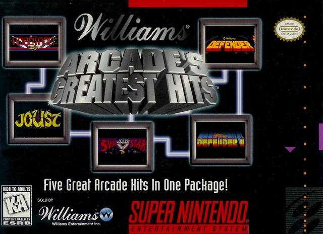 Williams Arcade's Greatest Hits - (SNES) Super Nintendo [Pre-Owned] Video Games Midway   