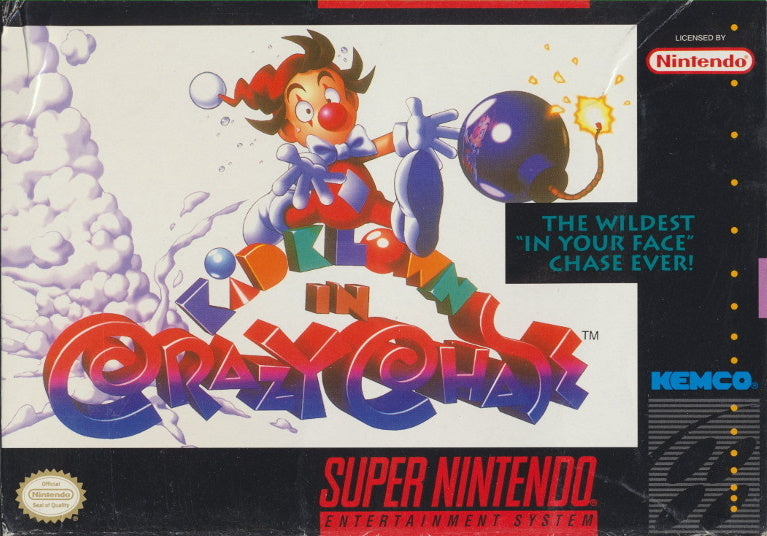 Kid Klown in Crazy Chase - (SNES) Super Nintendo [Pre-Owned] Video Games Kemco   