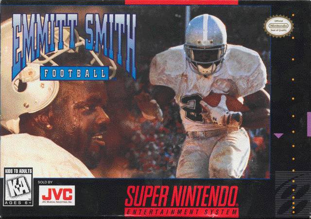 Emmitt Smith Football - (SNES) Super Nintendo [Pre-Owned] Video Games JVC Musical Industries, Inc.   