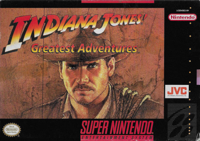 Indiana Jones' Greatest Adventures - (SNES) Super Nintendo [Pre-Owned] Video Games THQ