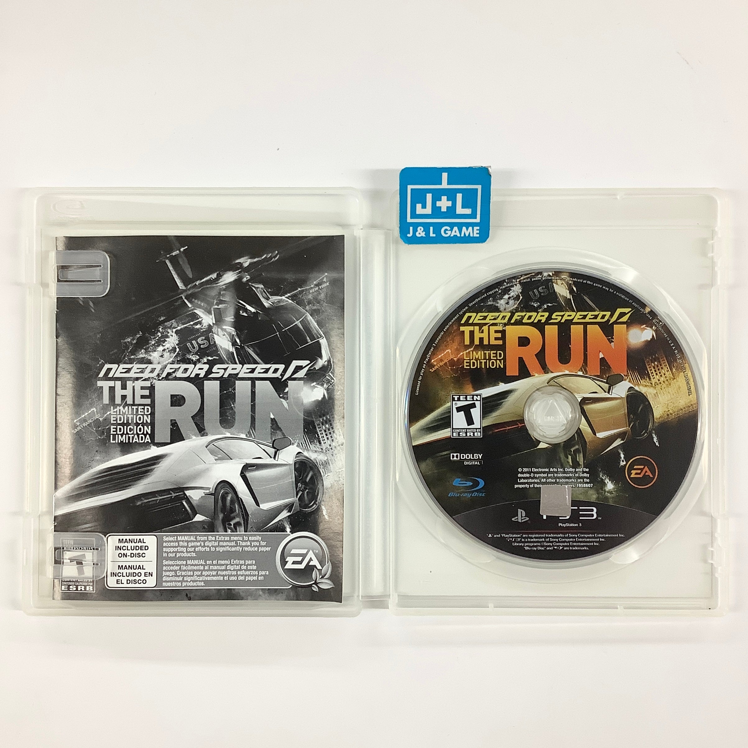 Need for Speed: The Run - (PS3) Playstation 3 [Pre-Owned] Video Games Electronic Arts