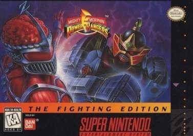 Mighty Morphin Power Rangers: The Fighting Edition - (SNES) Super Nintendo [Pre-Owned] Video Games Bandai America Inc.