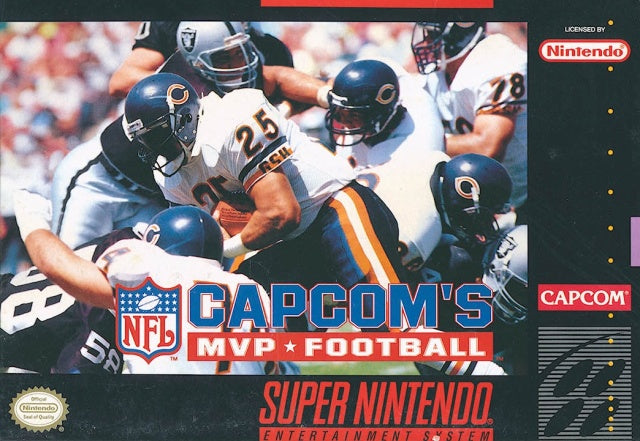 Capcom's MVP Football - (SNES) Super Nintendo [Pre-Owned] | J&L Game