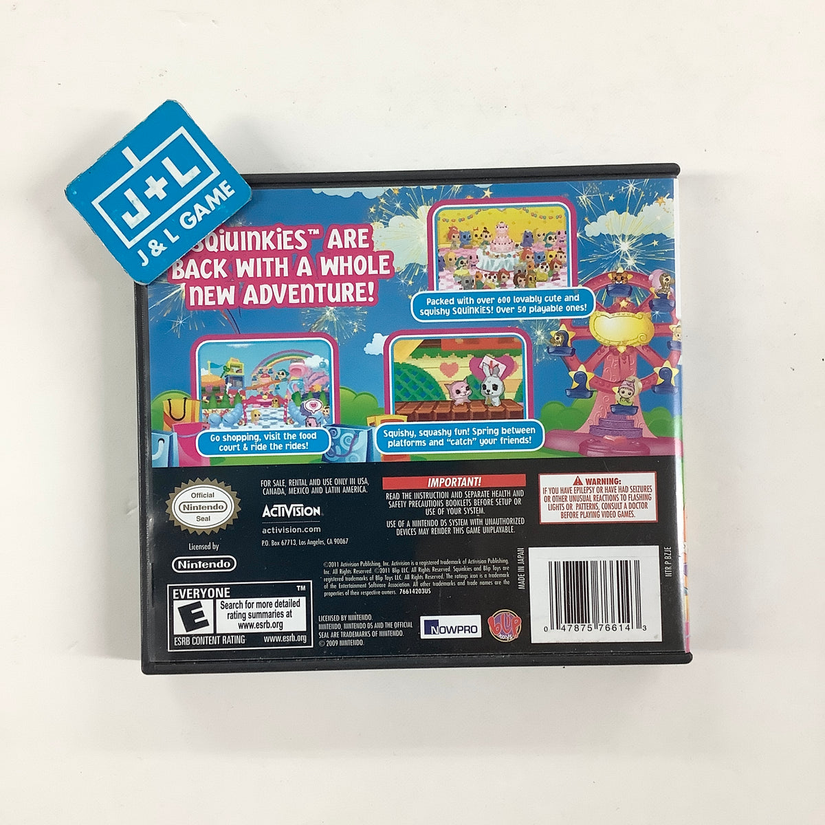Squinkies 2: Adventure Mall Surprize! - (NDS) Nintendo DS [Pre-Owned] Video Games Activision