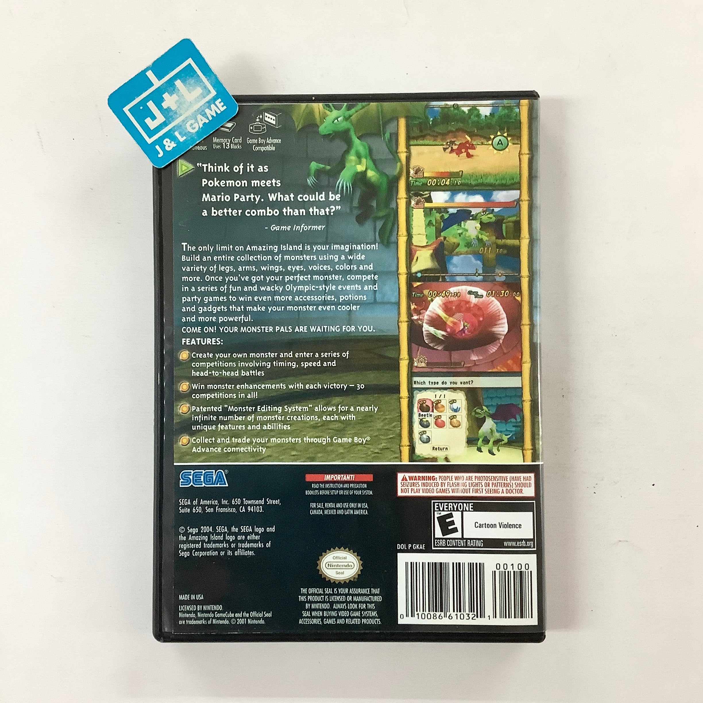 Amazing Island - (GC) GameCube [Pre-Owned] Video Games SEGA   