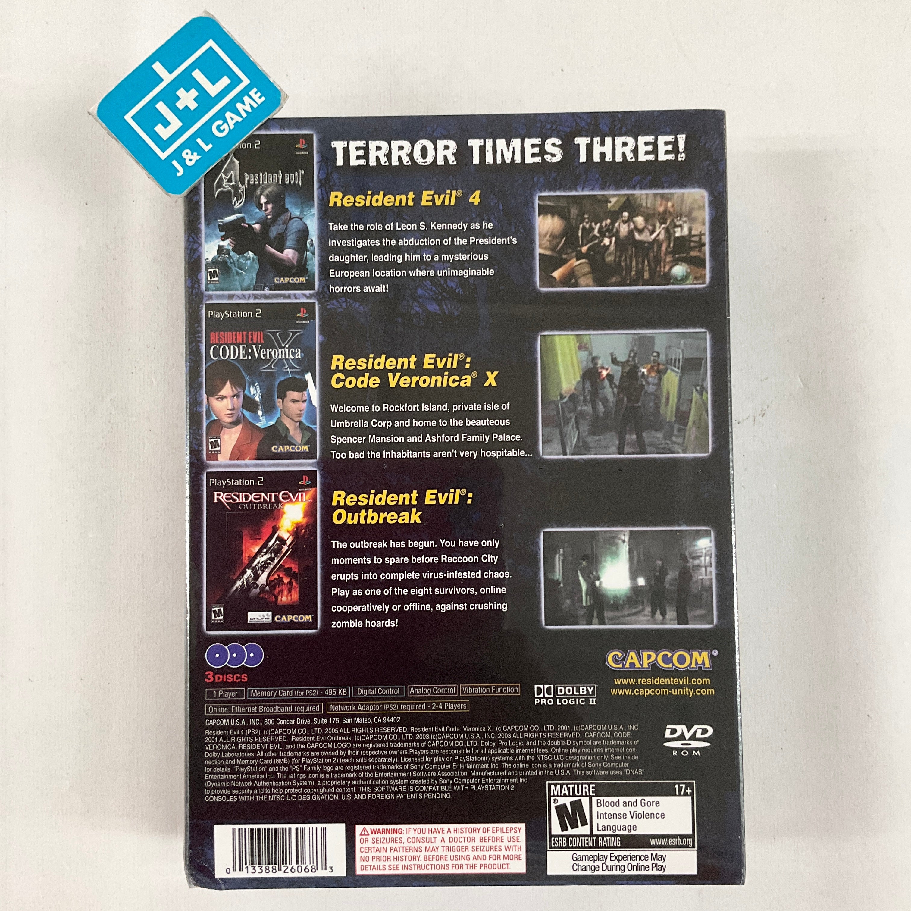 Resident Evil: The Essentials - (PS2) PlayStation 2 Video Games Capcom