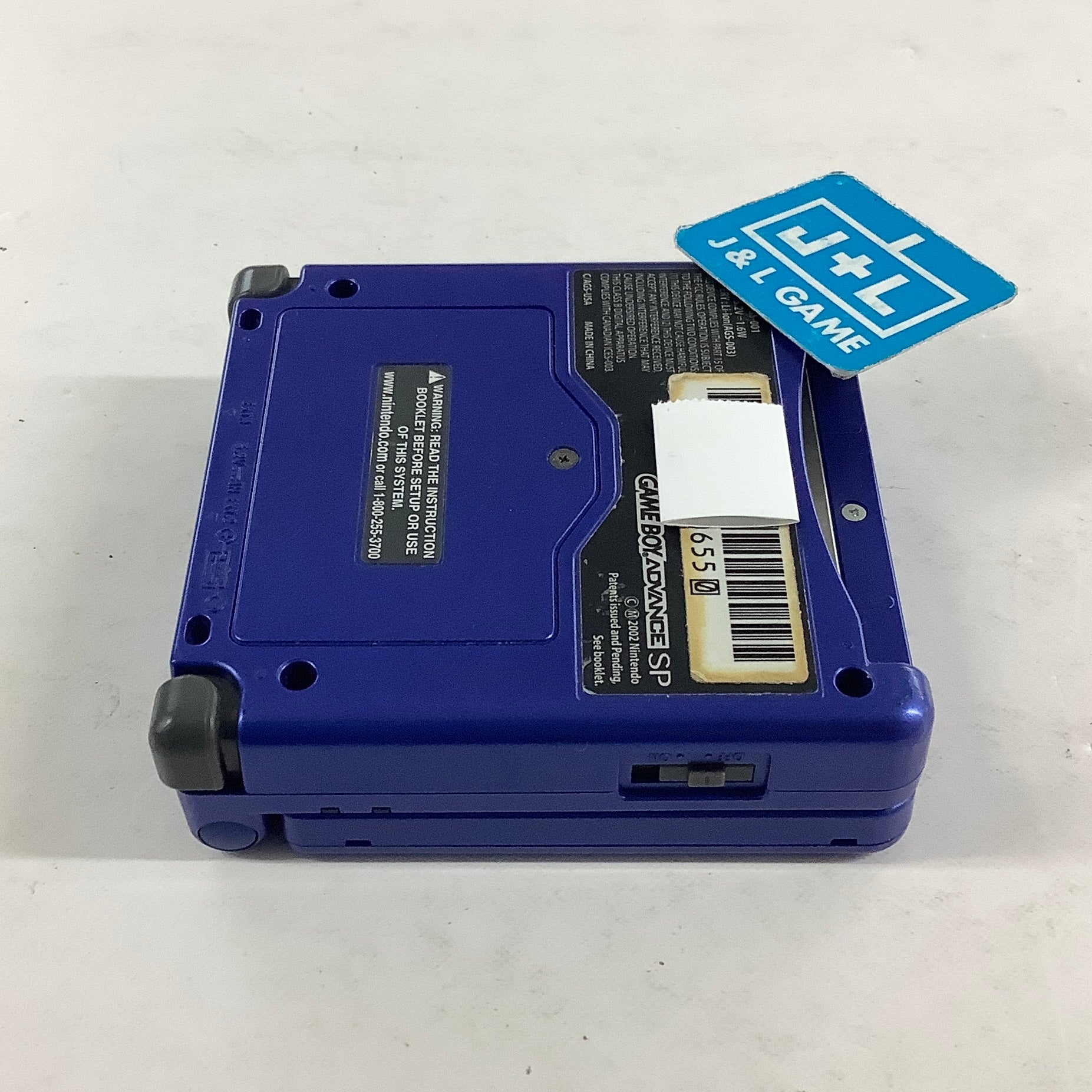Nintendo Game Boy Advance SP Console AGS-001 (Cobalt Blue) - (GBA) Game Boy Advance SP [Pre-Owned] CONSOLE Nintendo