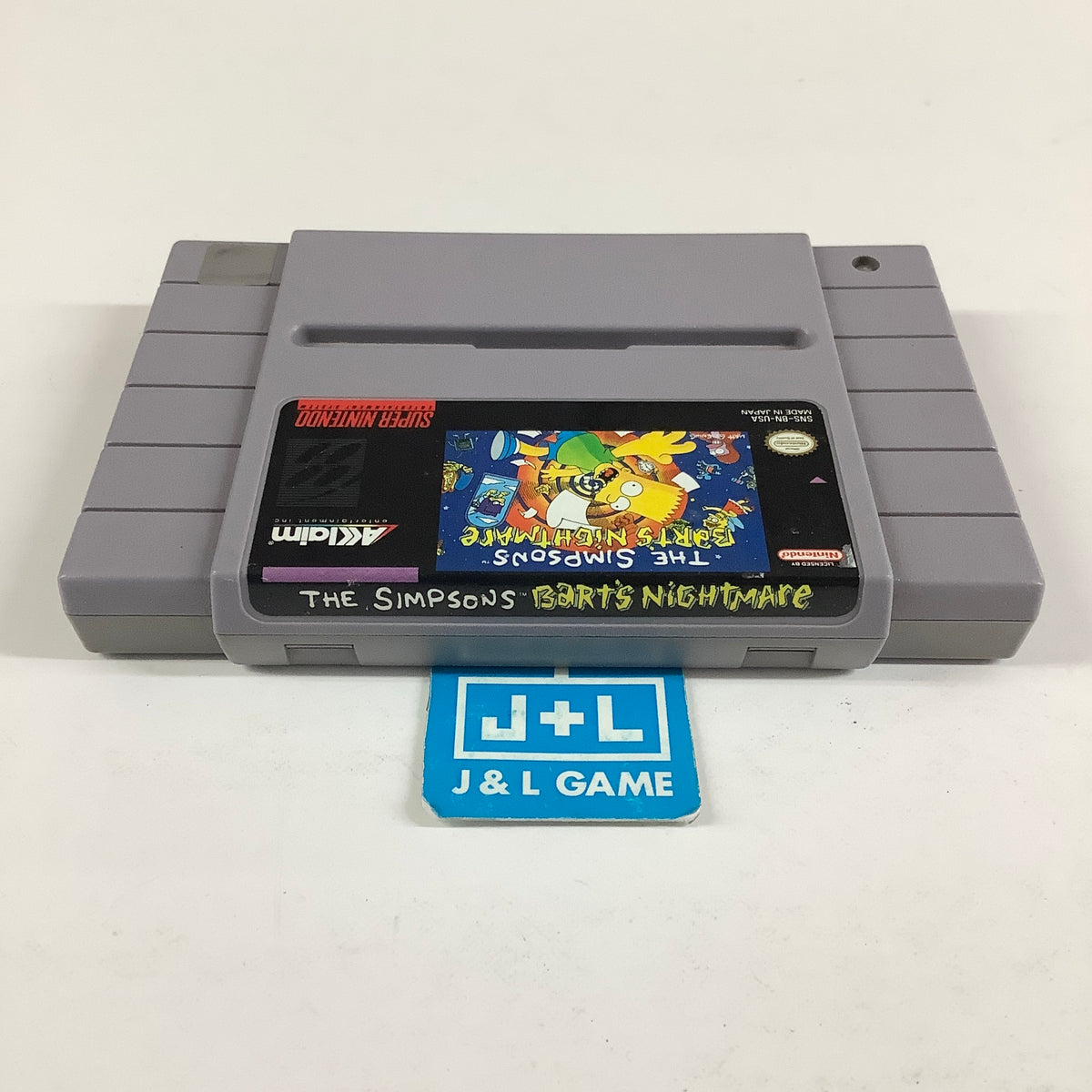 The Simpsons: Bart's Nightmare - (SNES) Super Nintendo [Pre-Owned] Video Games Acclaim