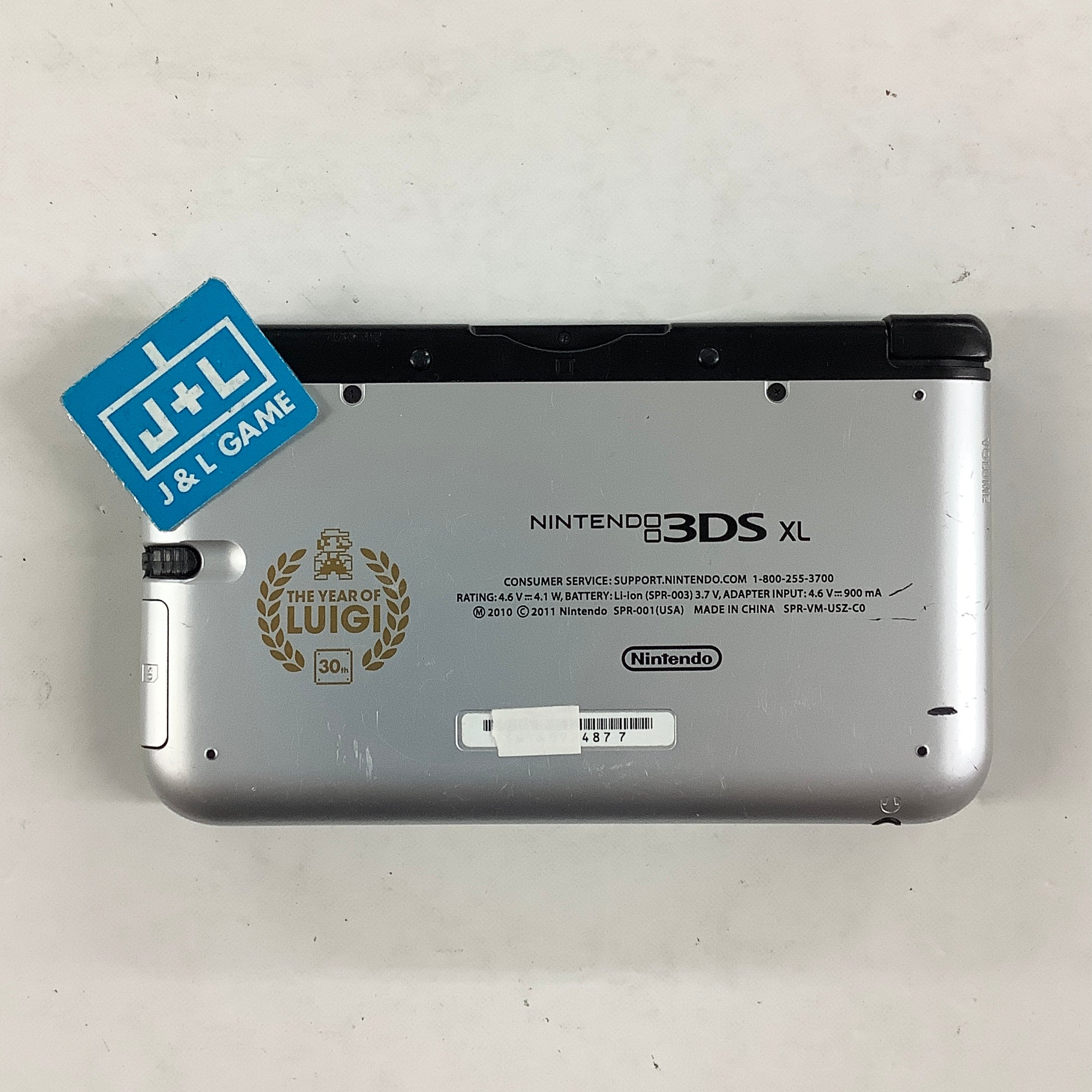Nintendo 3DS XL Console (Mario & Luigi Silver) - Nintendo 3DS [Pre-Owned] Consoles Nintendo