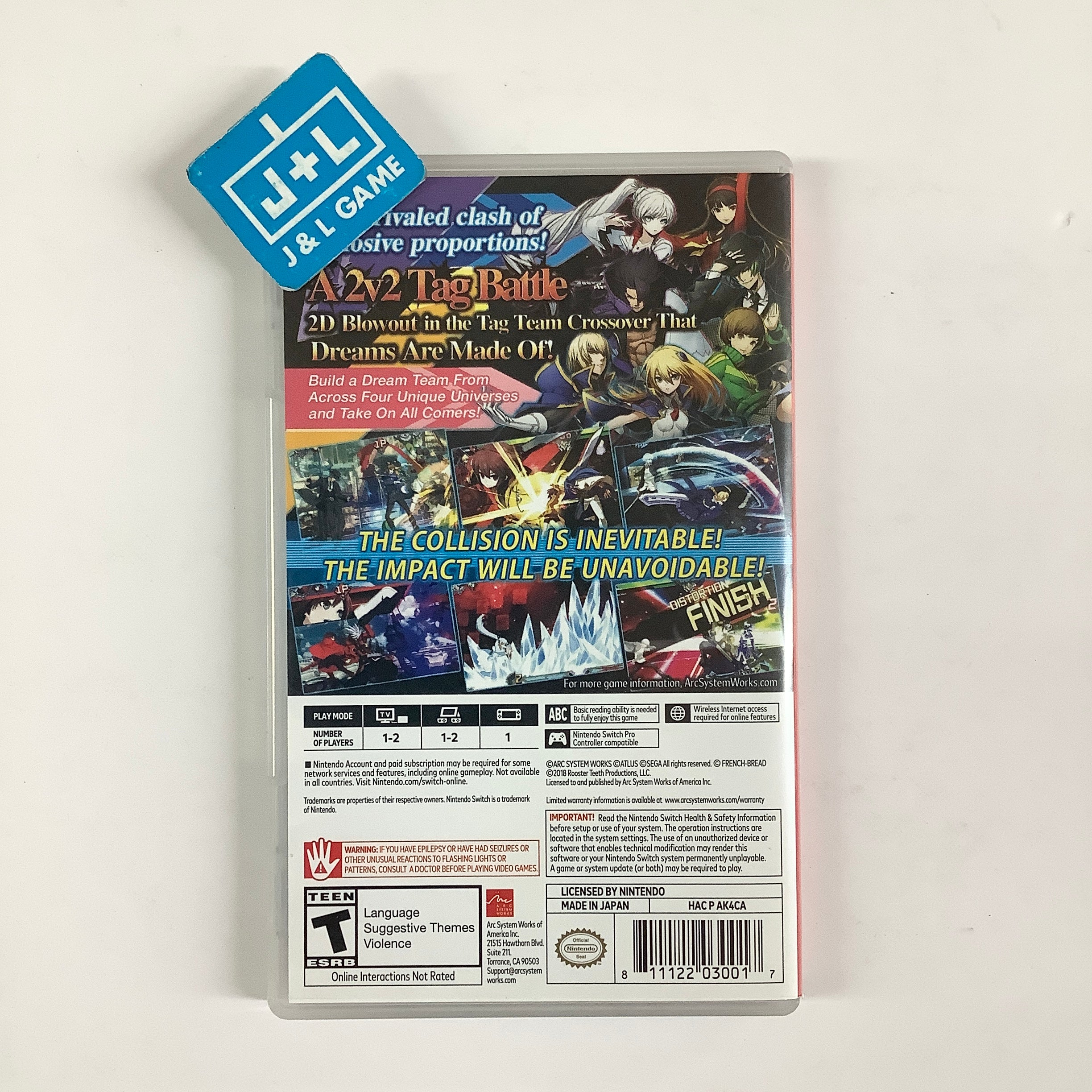 BlazBlue Cross Tag Battle - (NSW) Nintendo Switch [Pre-Owned]