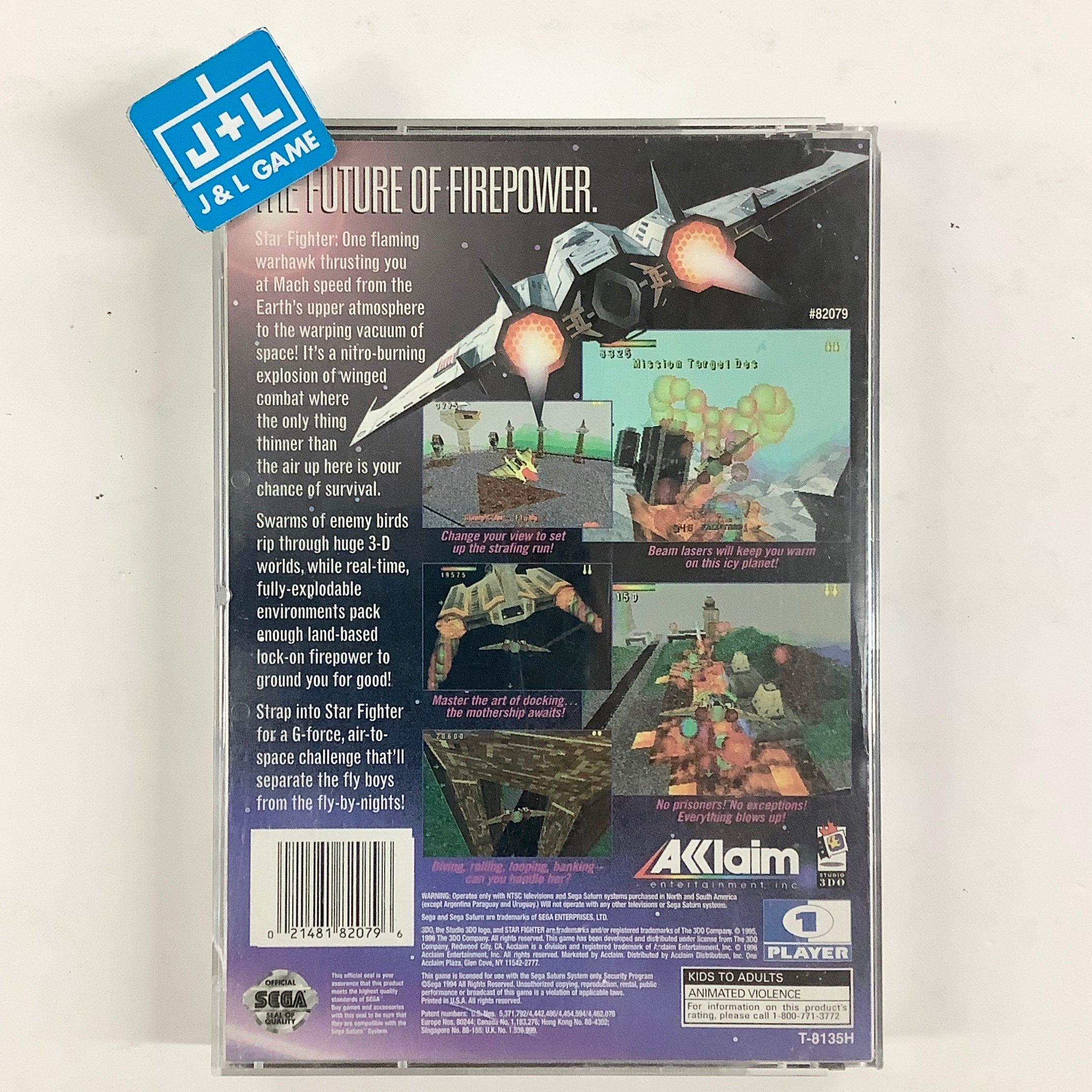 Star Fighter - (SS) SEGA Saturn [Pre-Owned] Video Games Acclaim